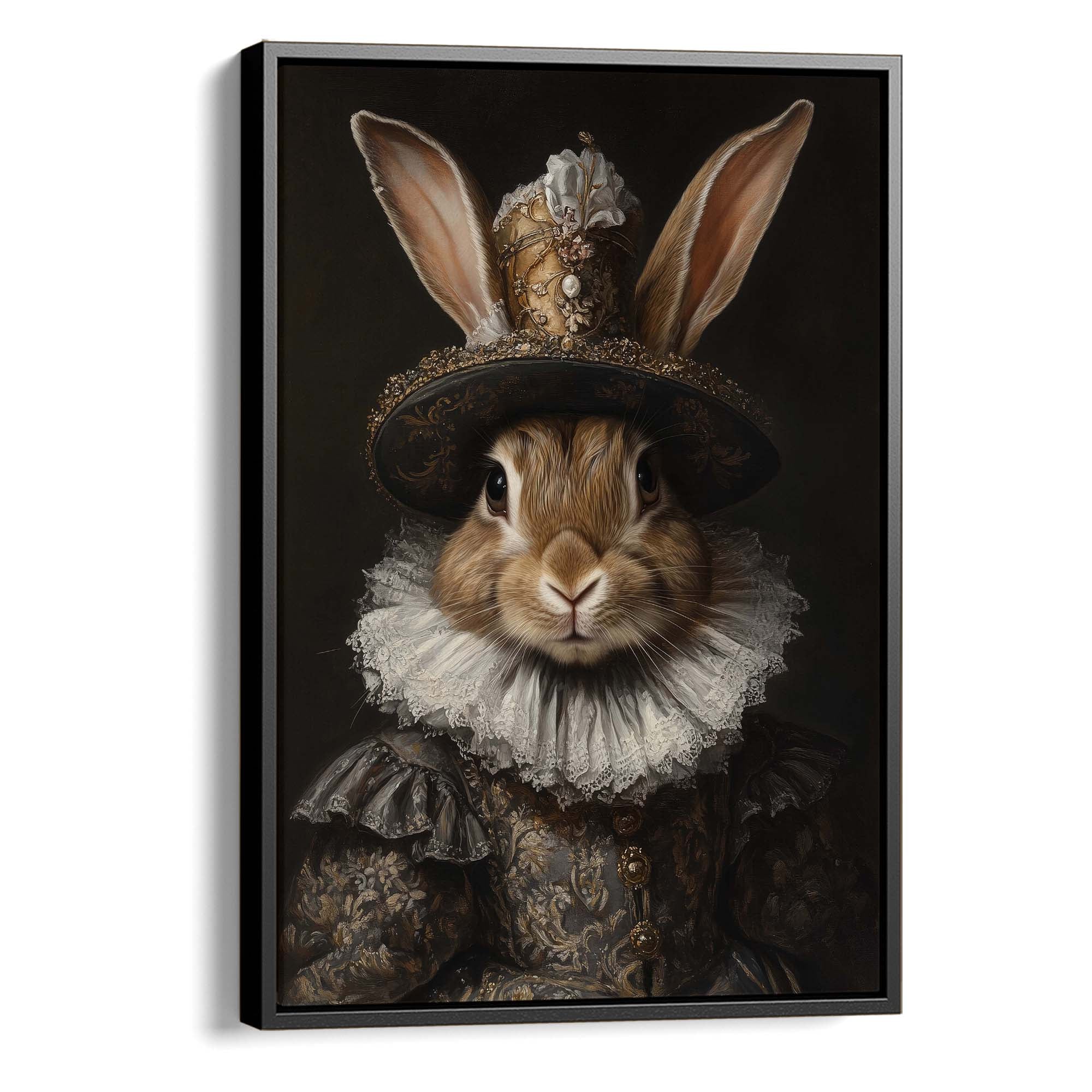 Baroque Bunny Canvas Print Canvas Art Wildfrog Art