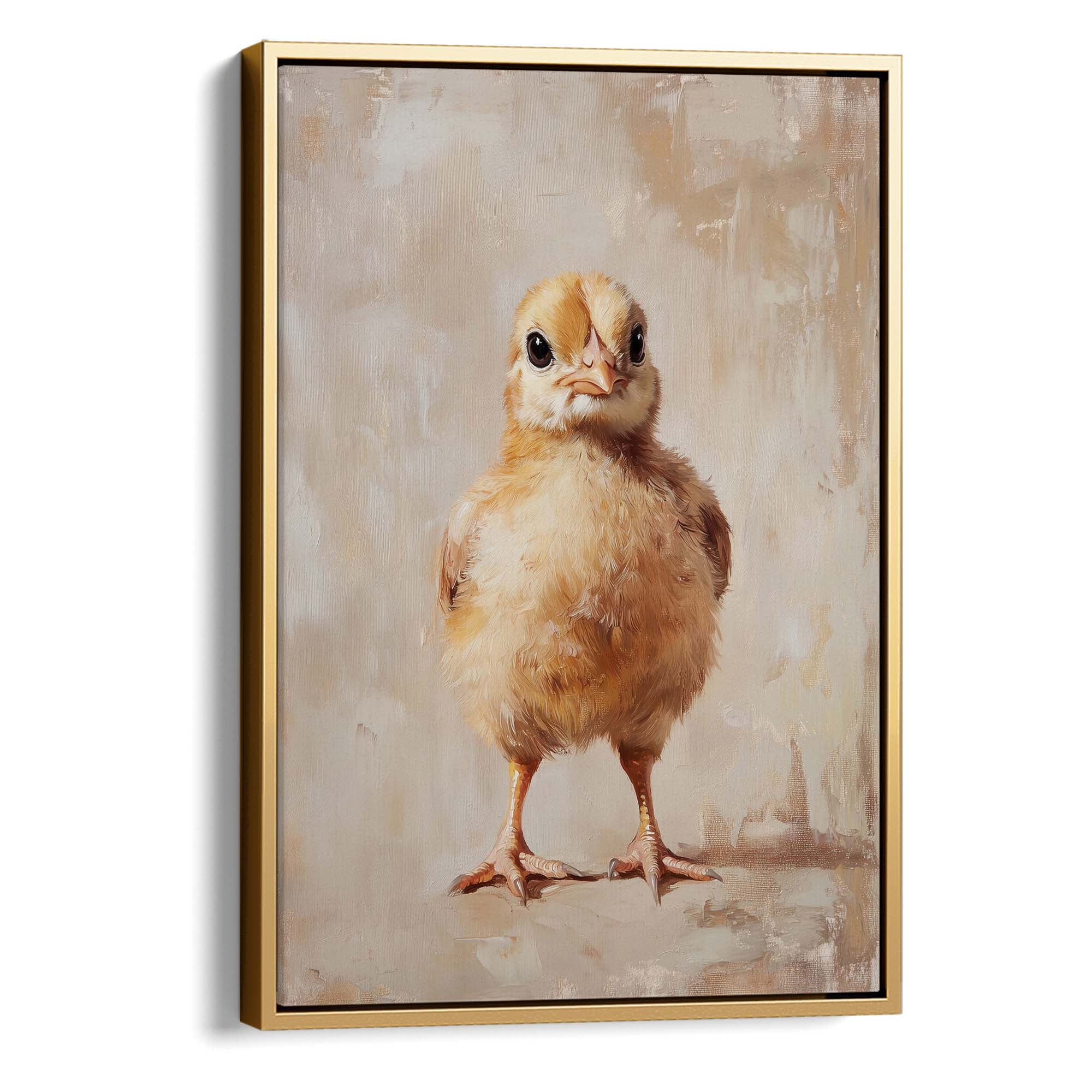 Fluffy Chick Canvas Print
