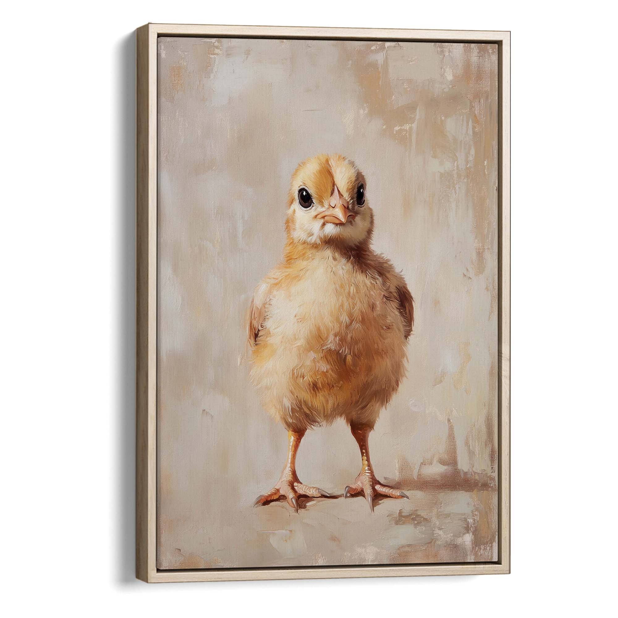 Fluffy Chick Canvas Print