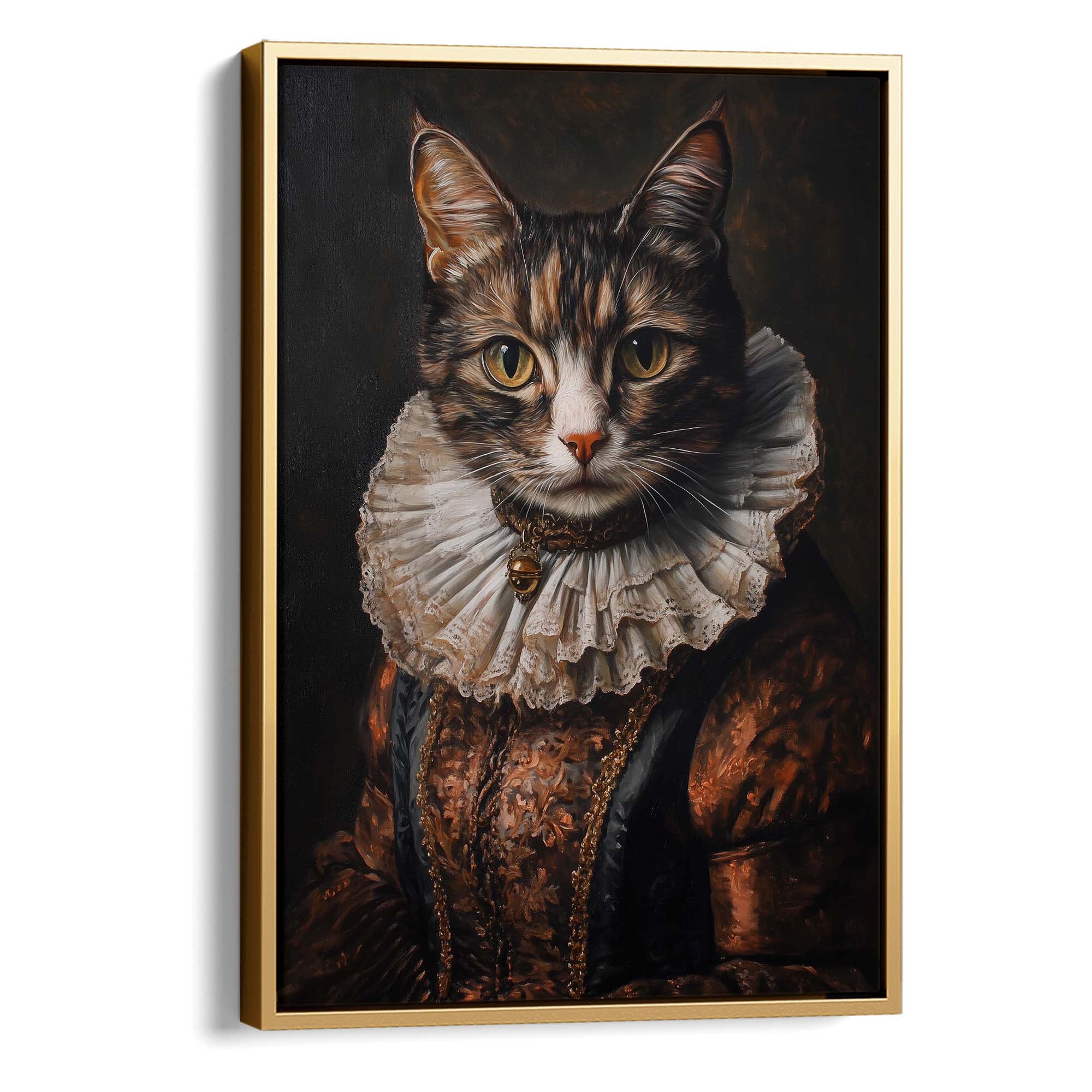 Baroque Cat Canvas Print Canvas Art Wildfrog Art