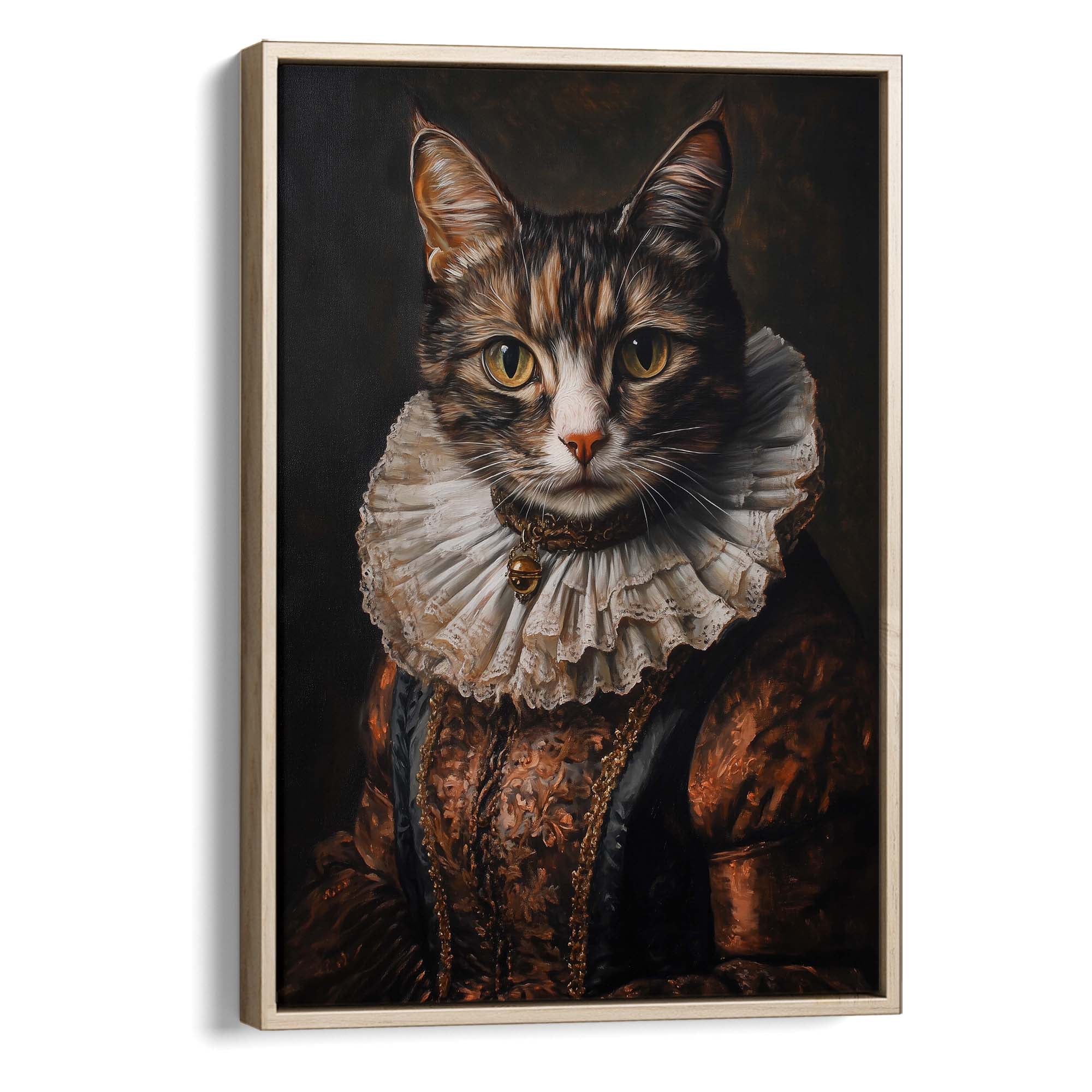 Baroque Cat Canvas Print Canvas Art Wildfrog Art