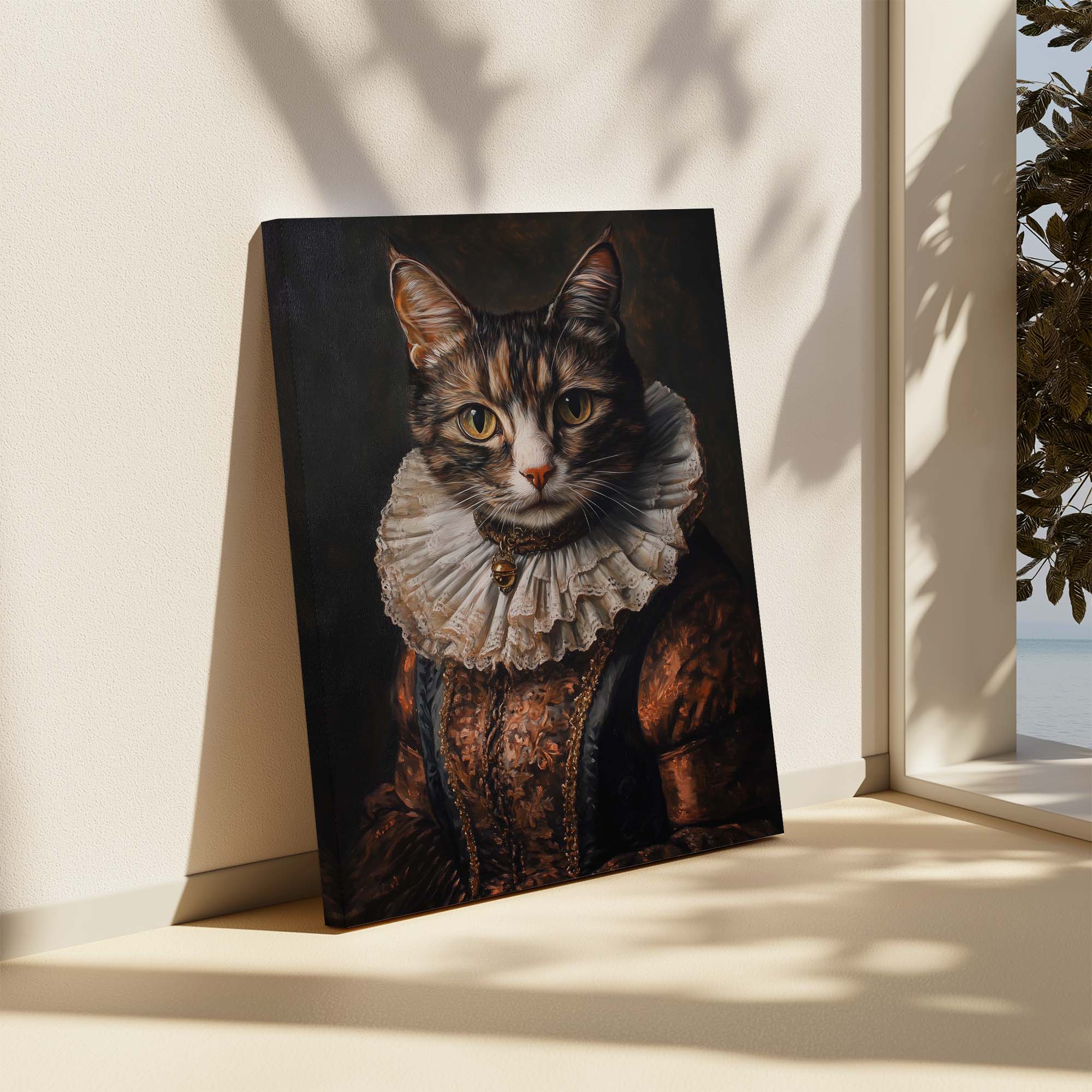 Baroque Cat Canvas Print Canvas Art Wildfrog Art