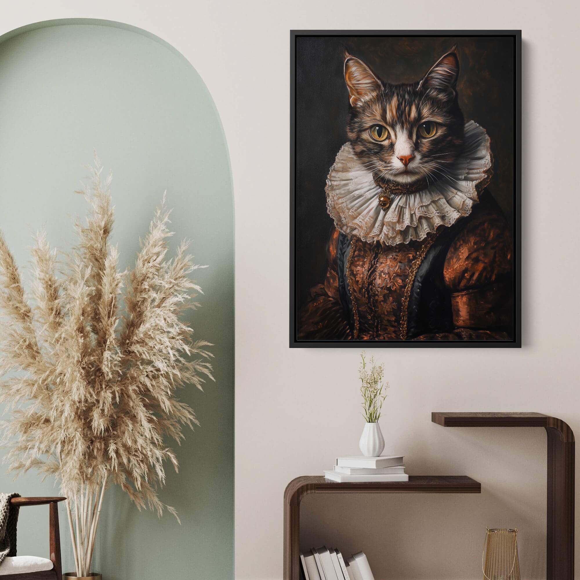 Baroque Cat Canvas Print Canvas Art Wildfrog Art