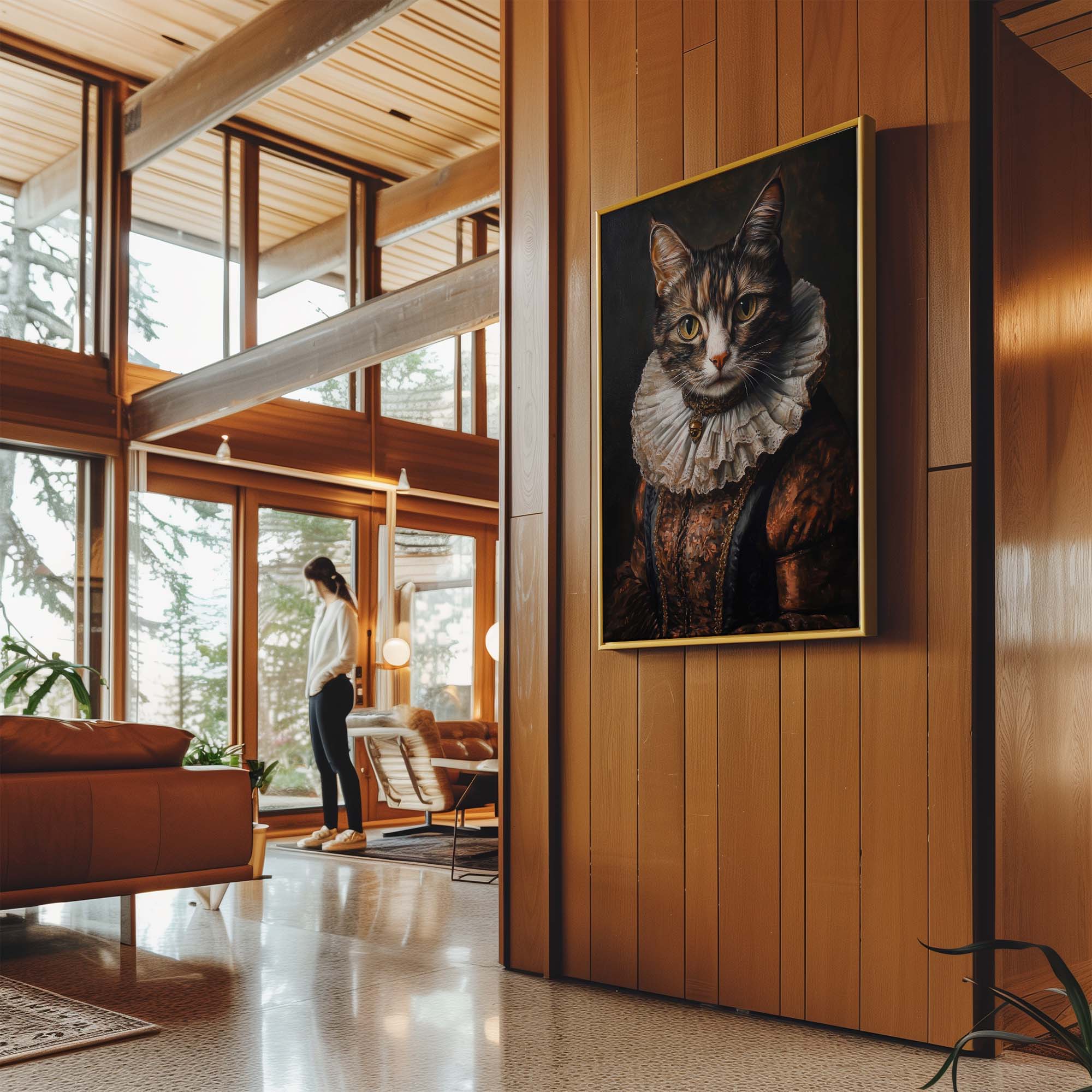 Baroque Cat Canvas Print Canvas Art Wildfrog Art