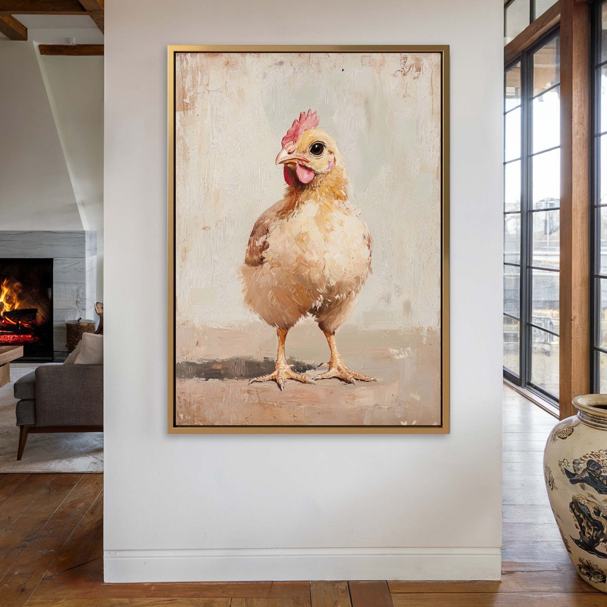 Pecking Order Canvas Print