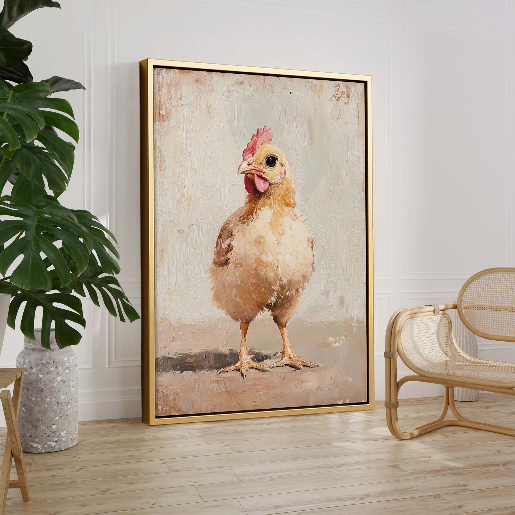 Pecking Order Canvas Print