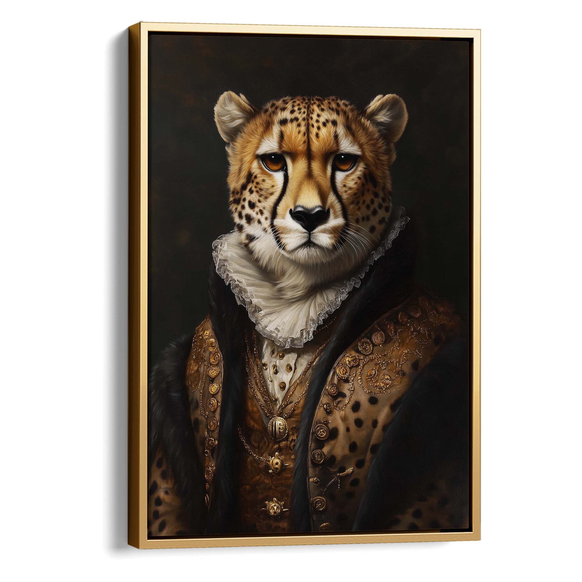 Baroque Cheetah Canvas Print Canvas Art Wildfrog Art