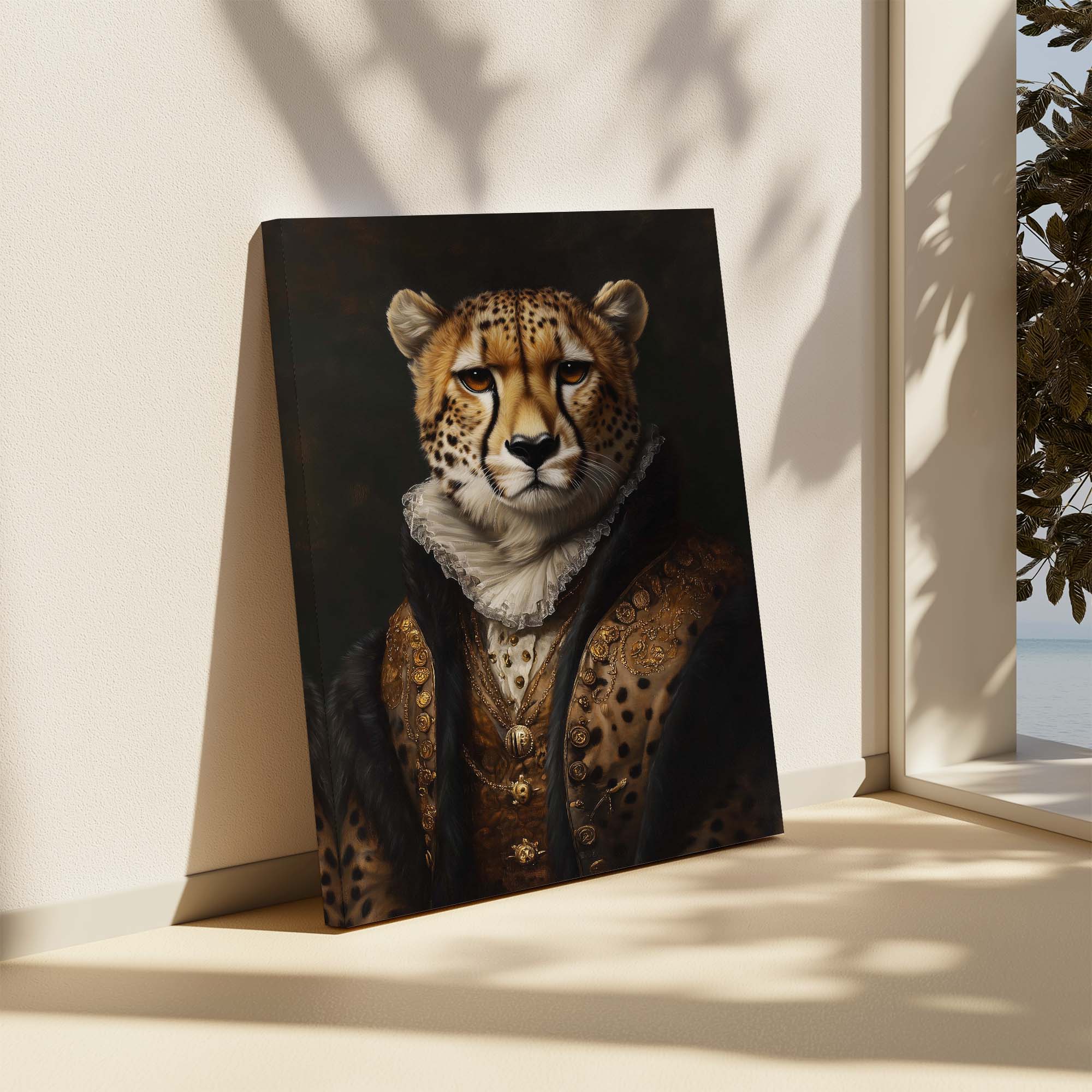 Baroque Cheetah Canvas Print Canvas Art Wildfrog Art