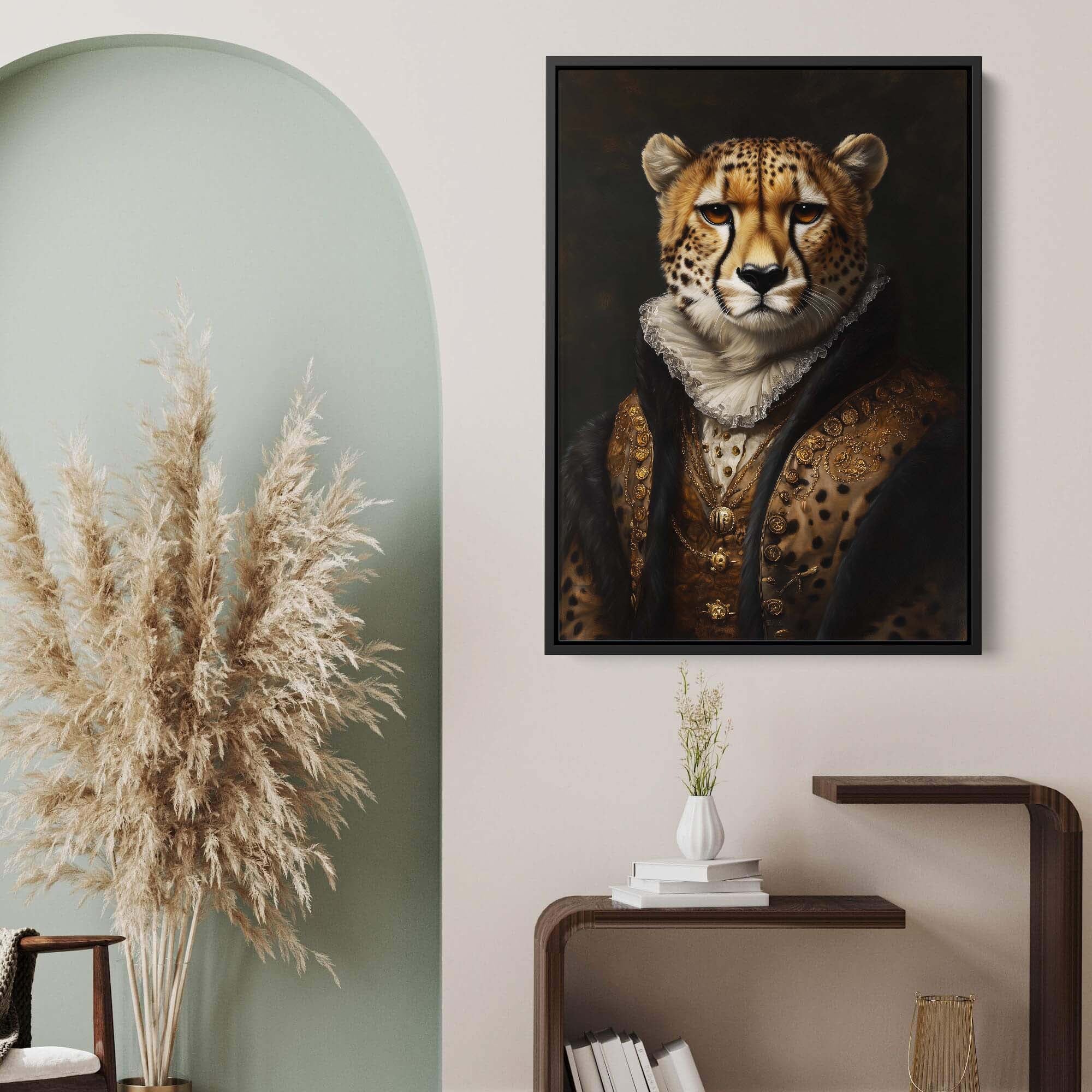 Baroque Cheetah Canvas Print Canvas Art Wildfrog Art
