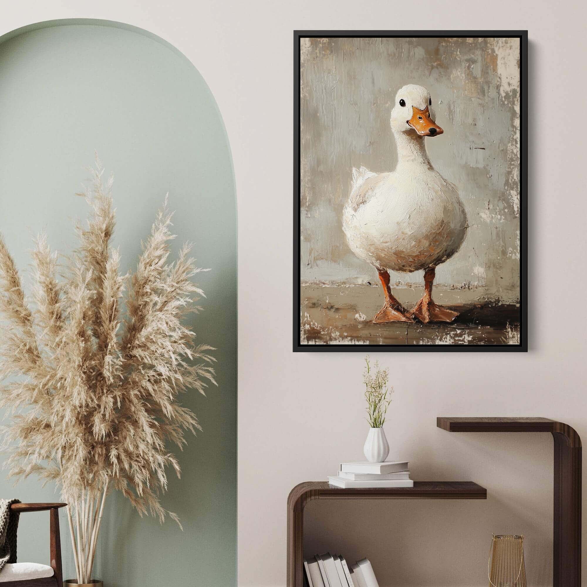 Vintage Quack Canvas Print
