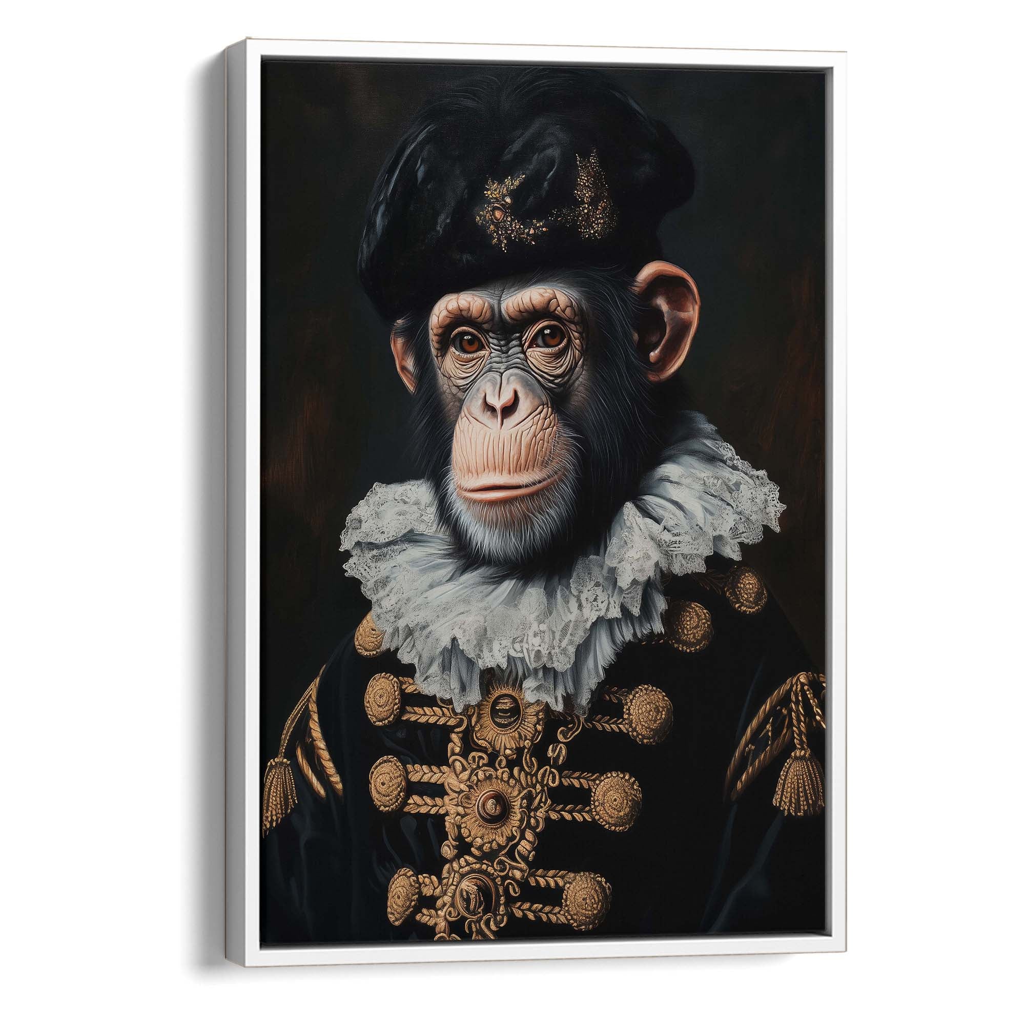 Baroque Chimp Canvas Print Canvas Art Wildfrog Art