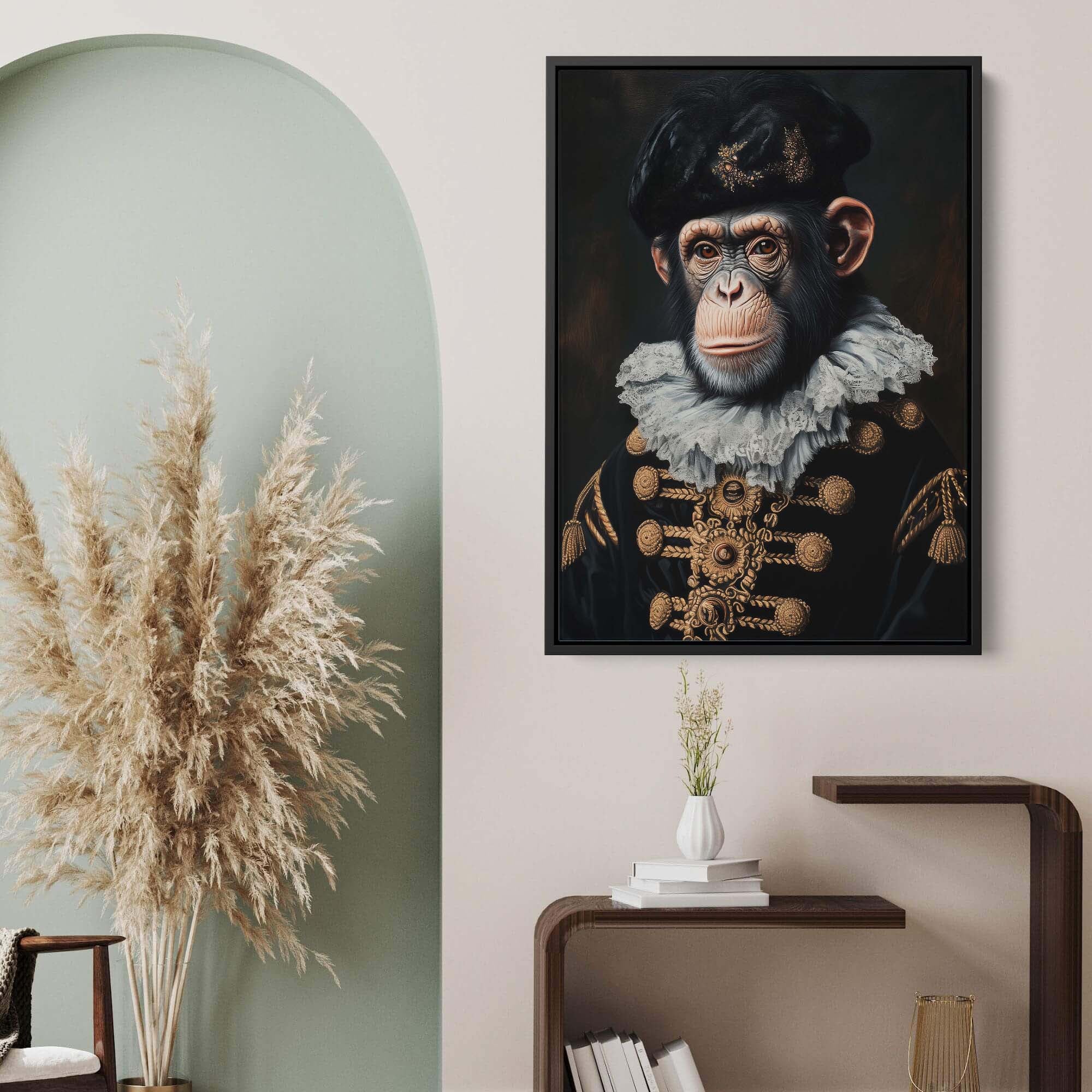 Baroque Chimp Canvas Print Canvas Art Wildfrog Art