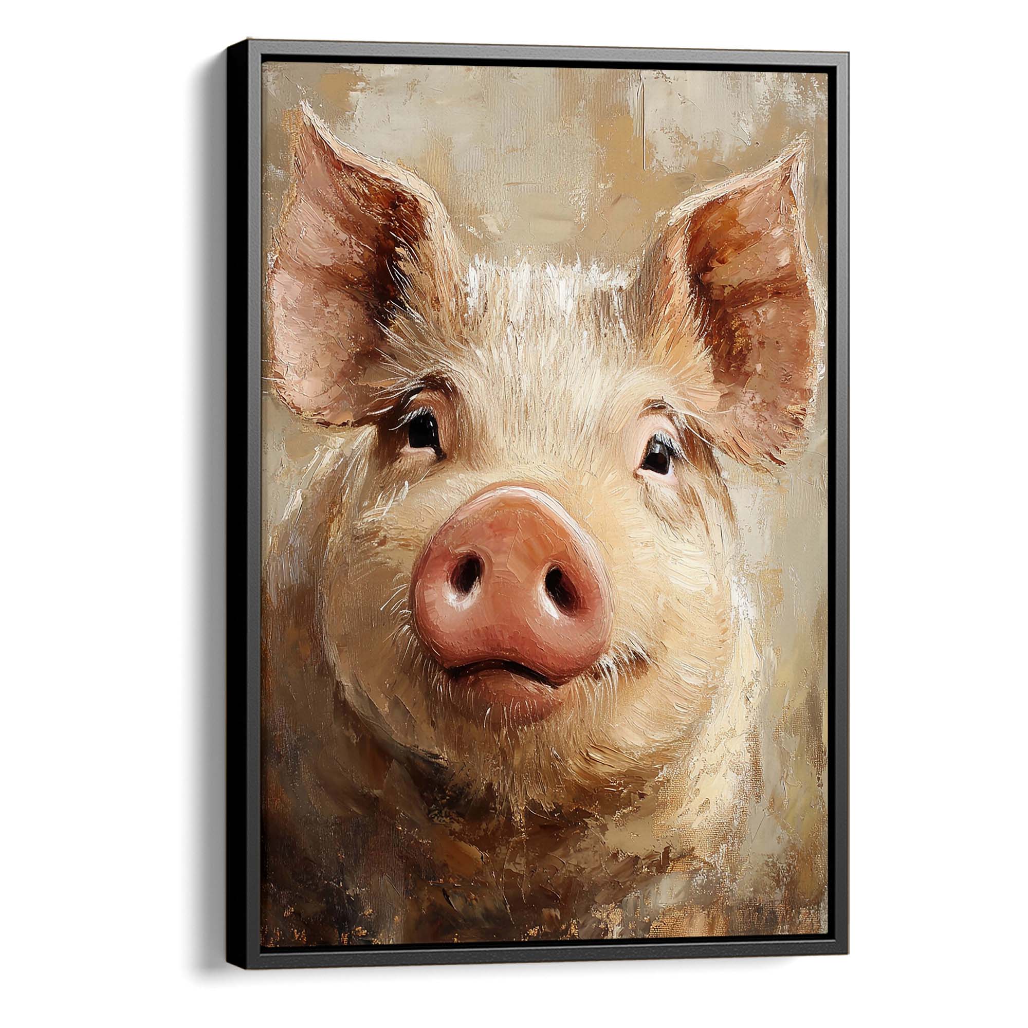 Piglet Cheer Canvas Print