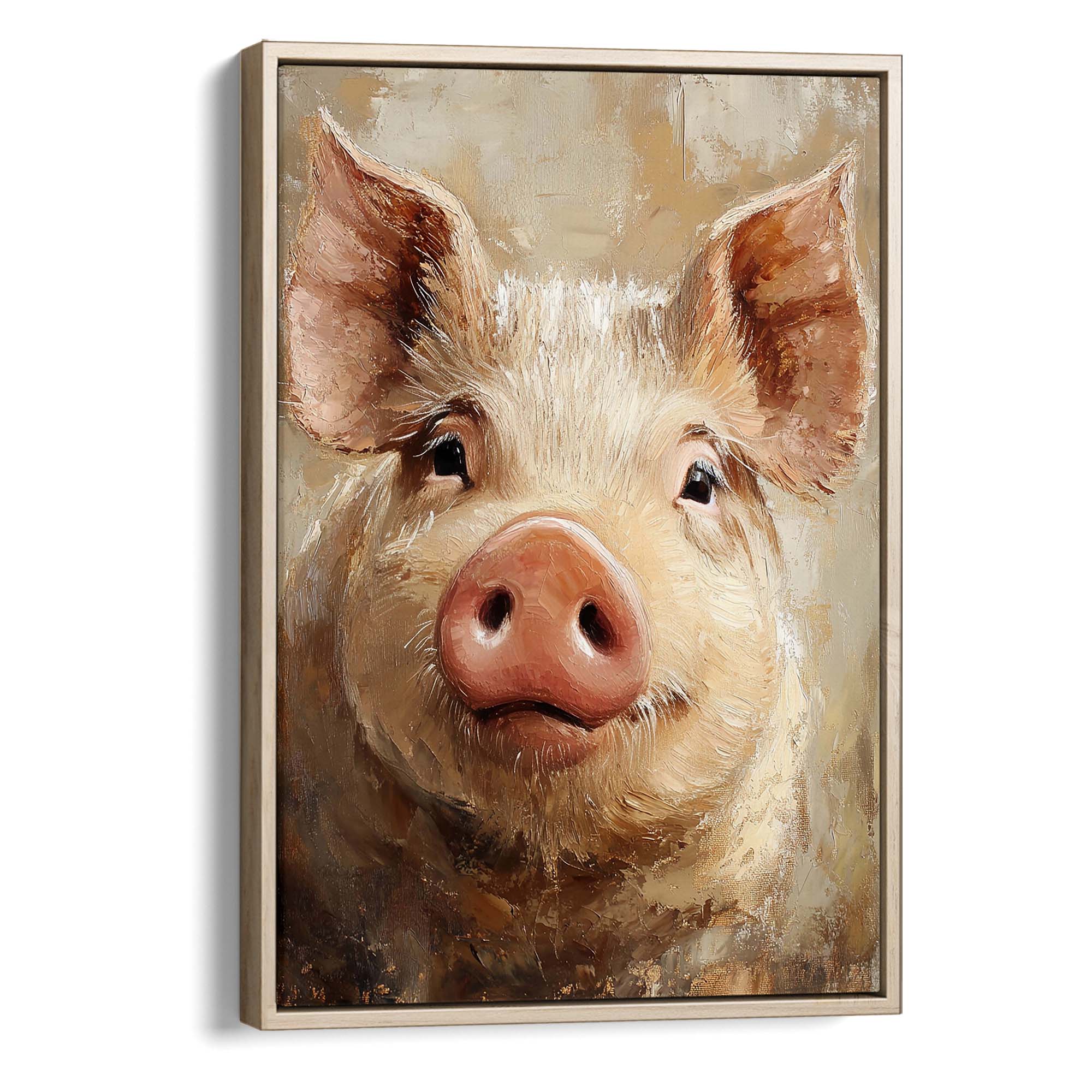 Piglet Cheer Canvas Print