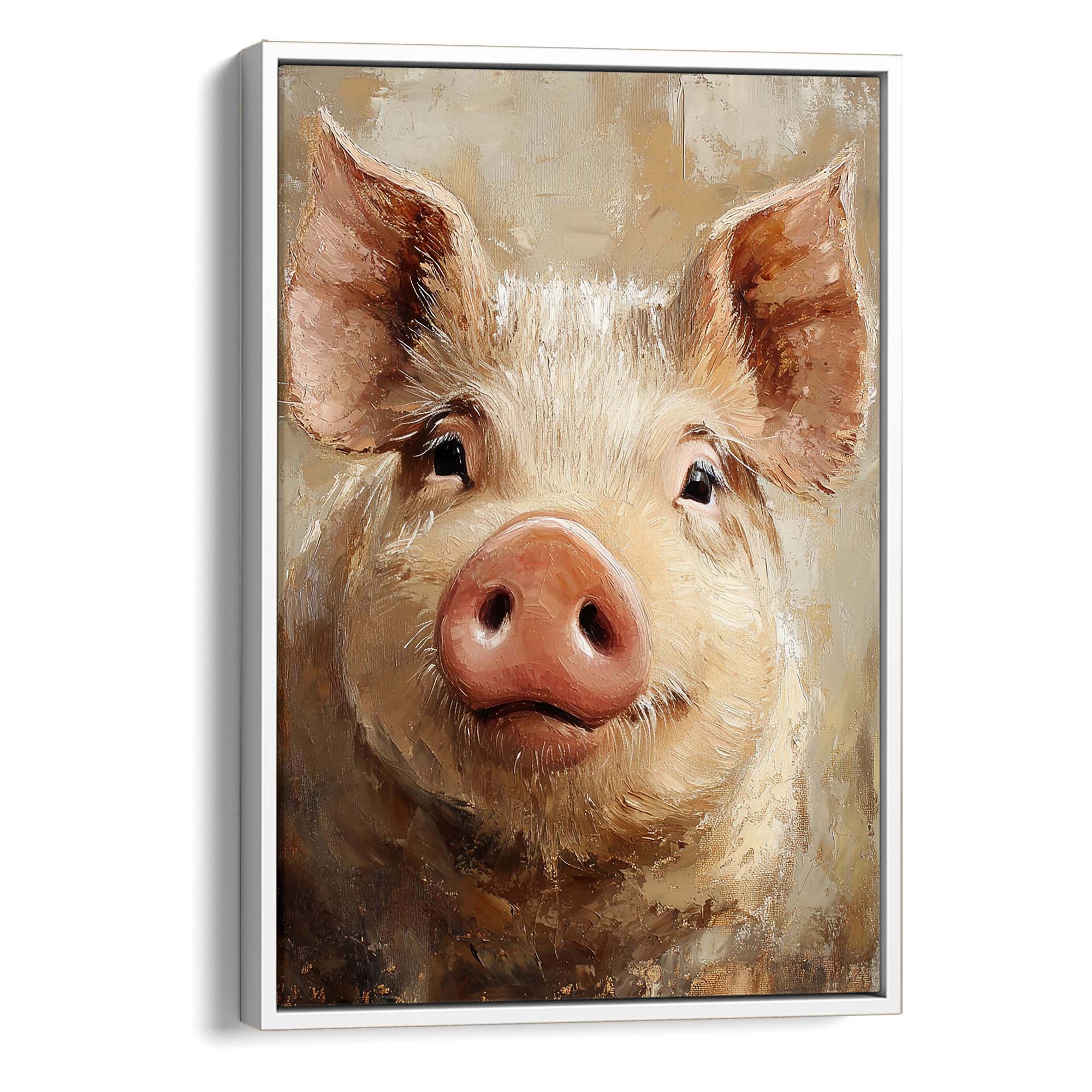 Piglet Cheer Canvas Print