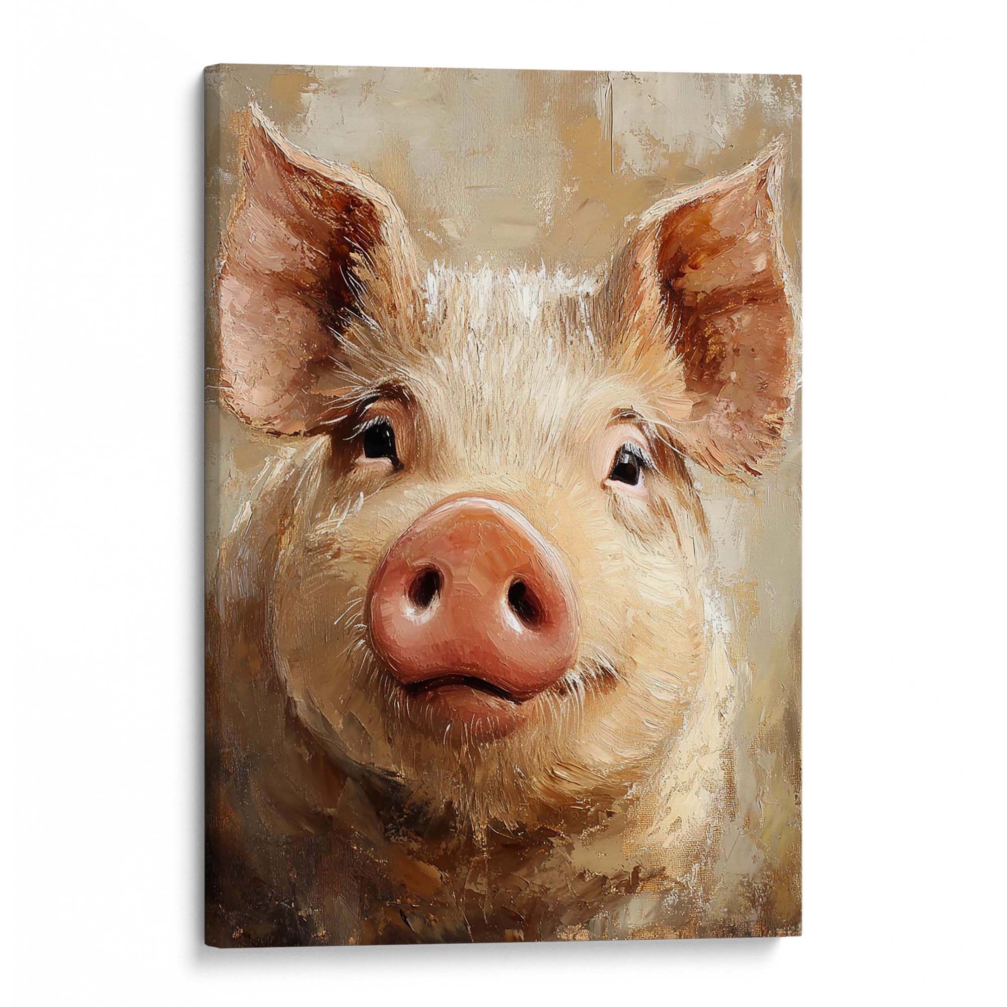 Piglet Cheer Canvas Print
