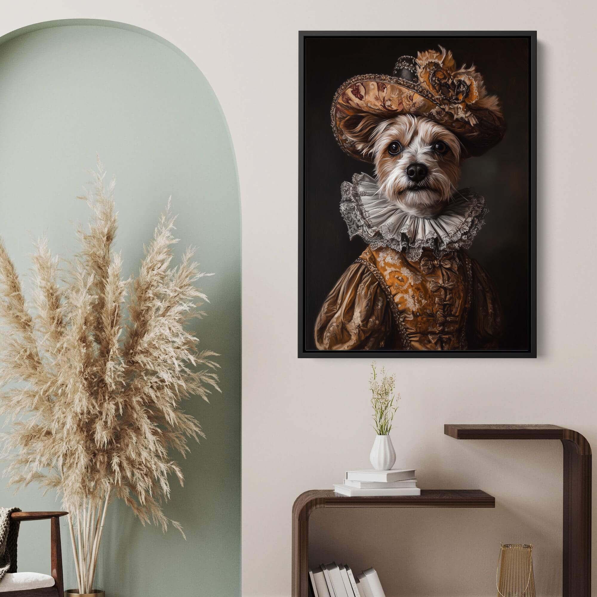 Baroque Dog No1 Canvas Print Canvas Art Wildfrog Art