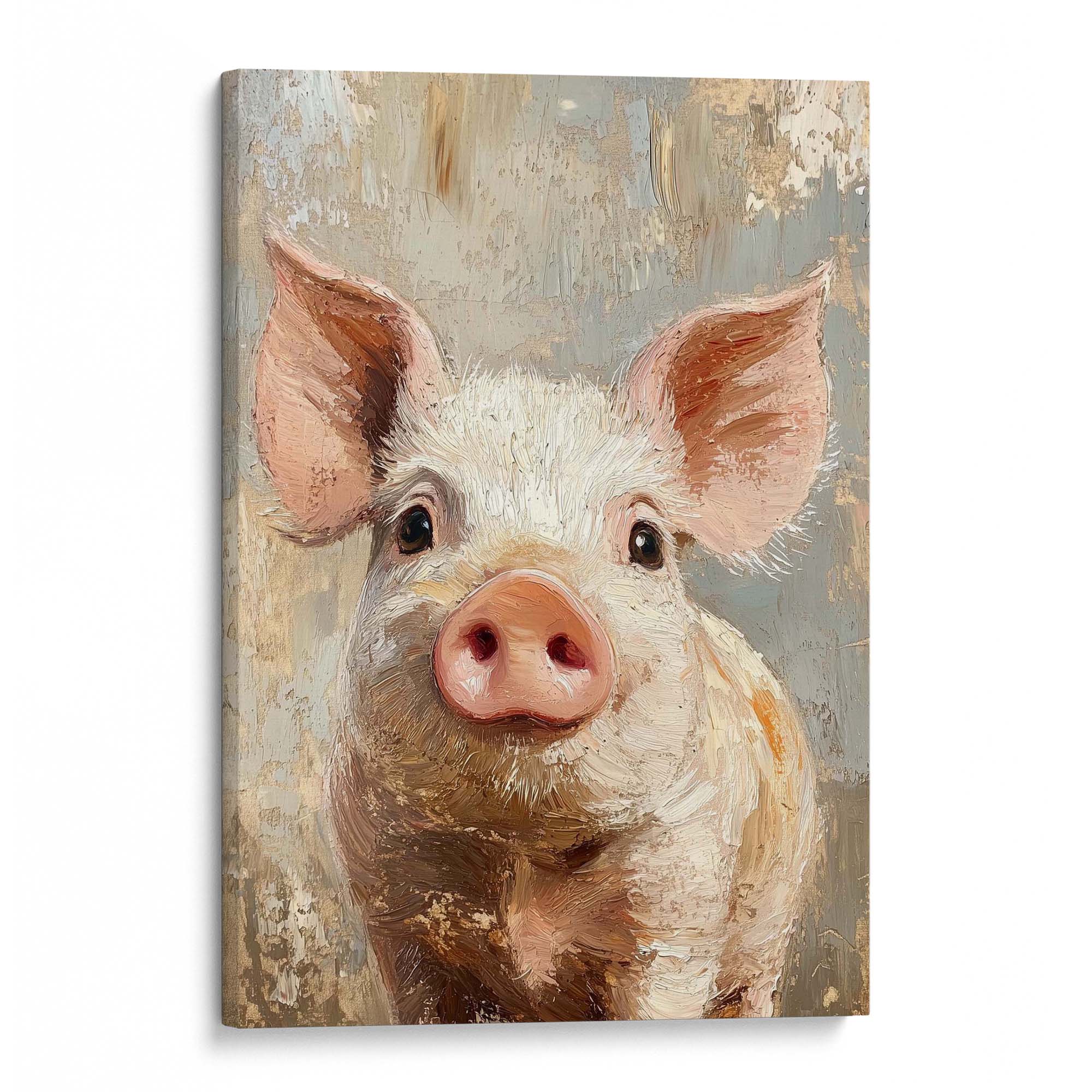 Playful Piglet Canvas Print