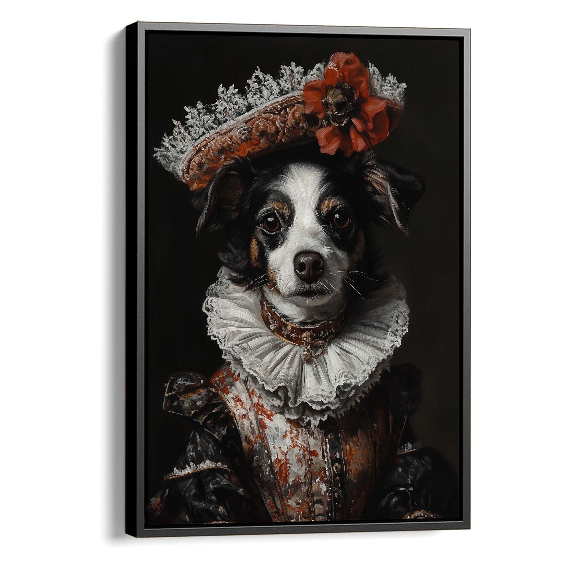 Baroque Dog No2 Canvas Print Canvas Art Wildfrog Art