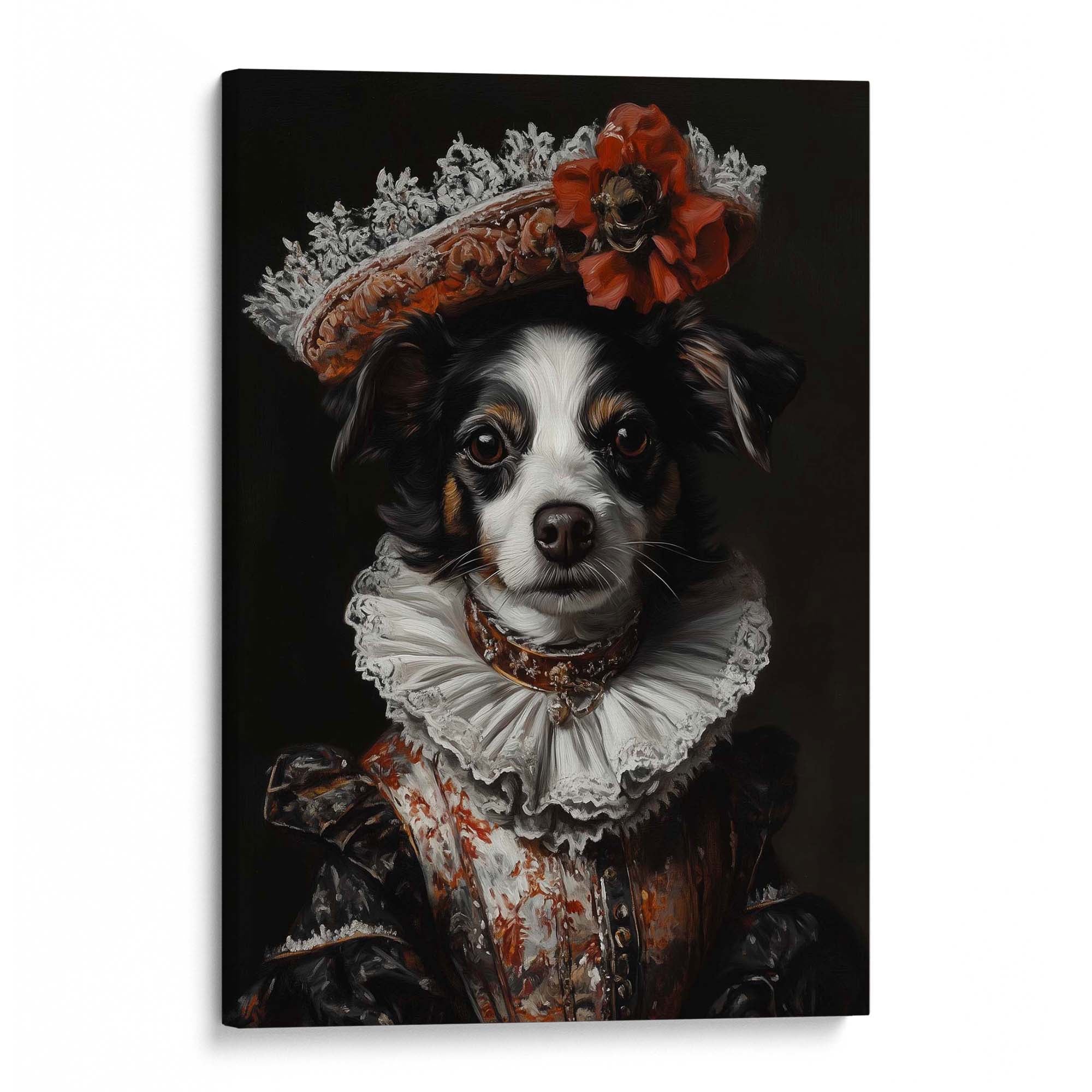 Baroque Dog No2 Canvas Print Canvas Art Wildfrog Art