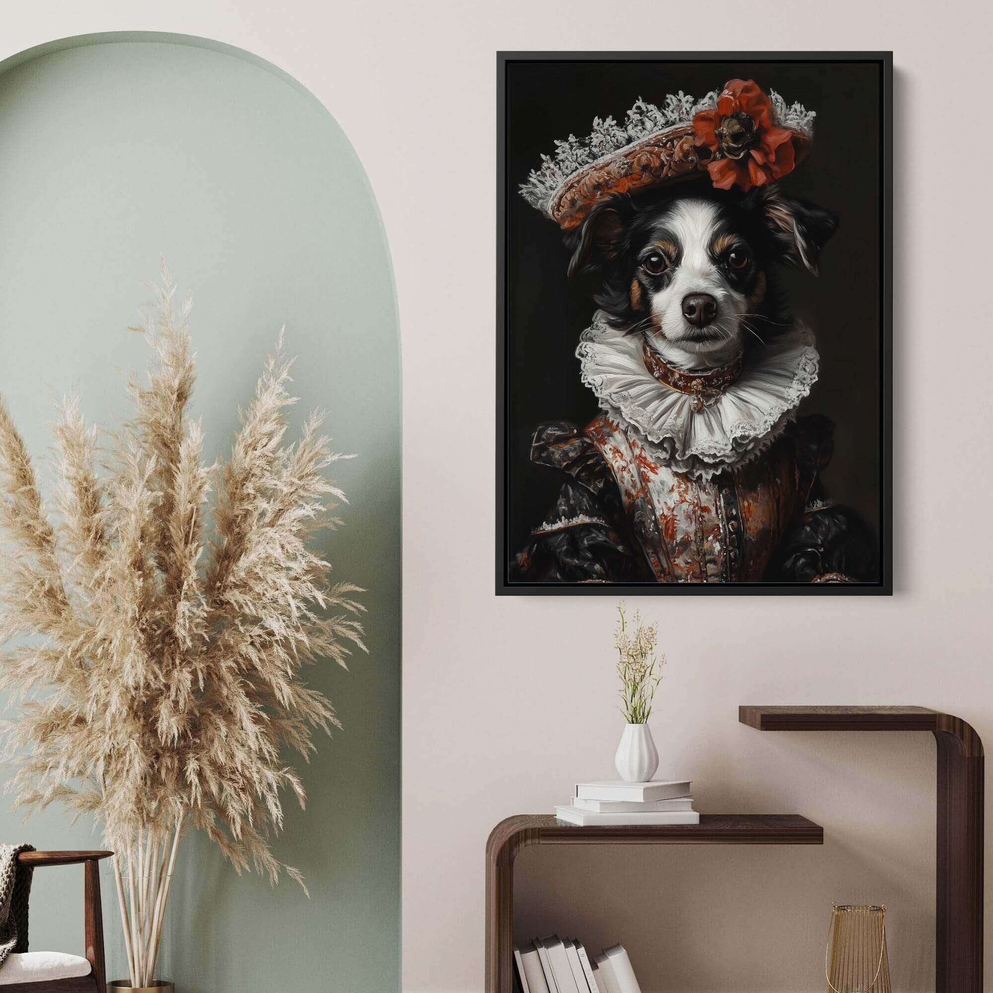 Baroque Dog No2 Canvas Print Canvas Art Wildfrog Art