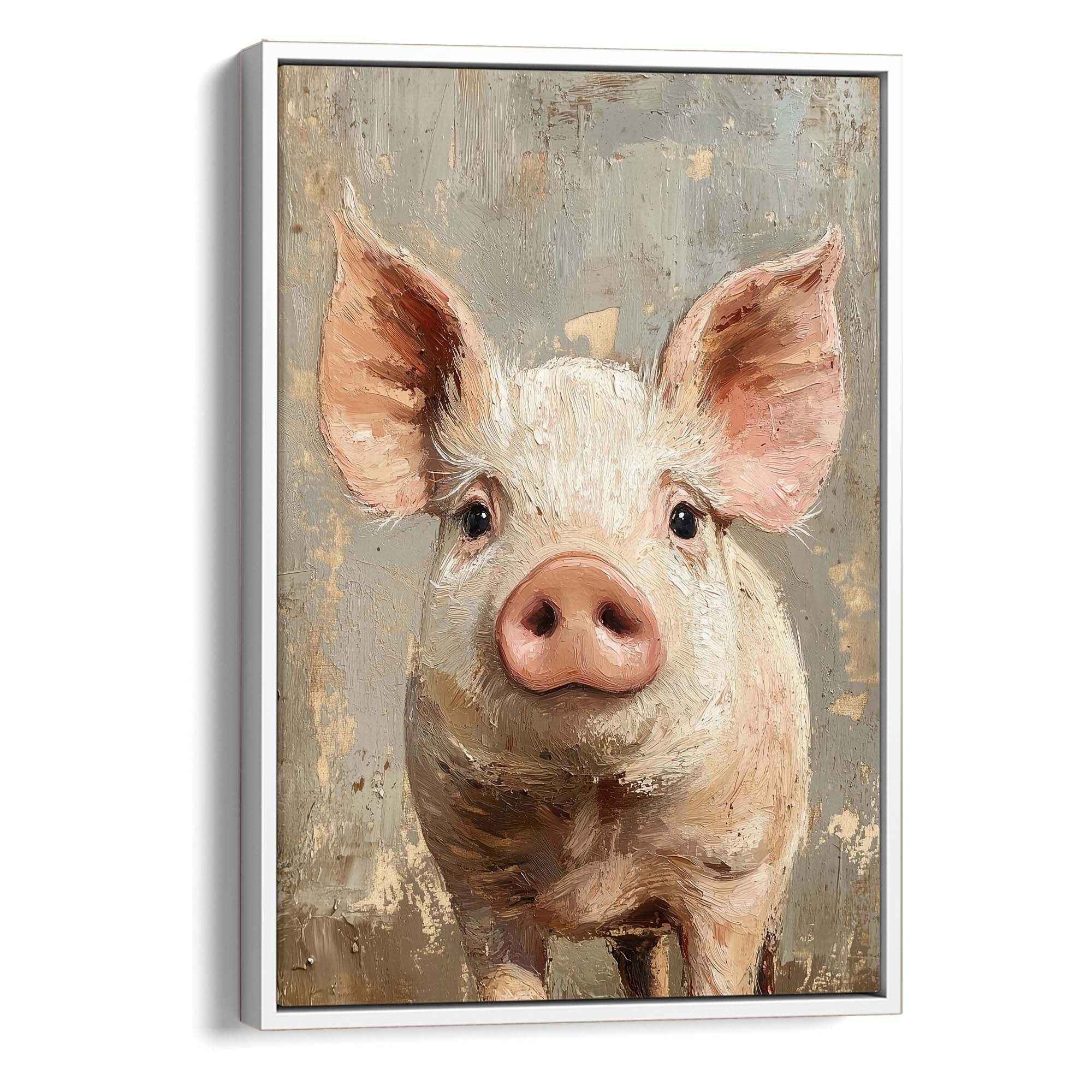 Cute Piglet Canvas Print