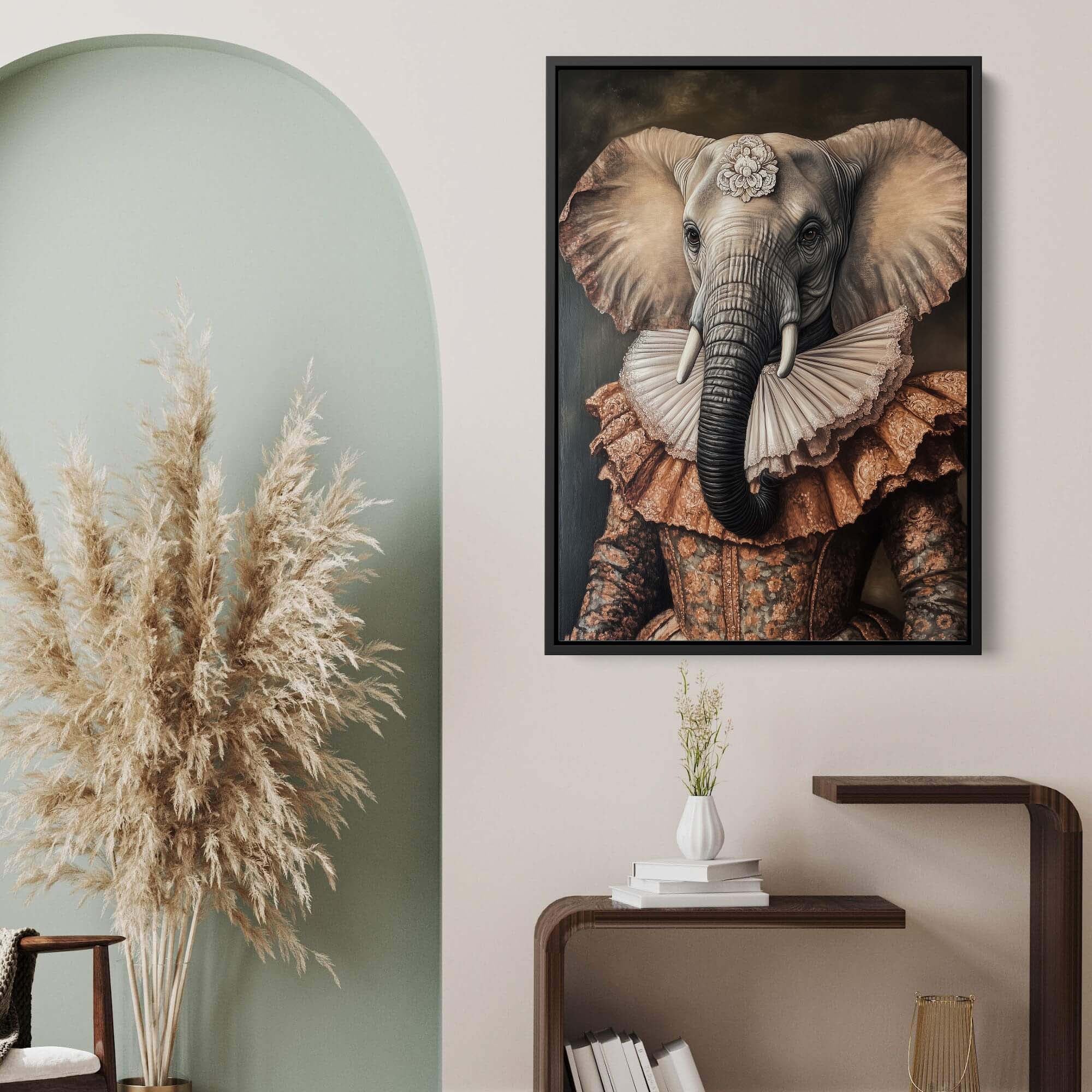 Baroque Elephant Canvas Print Canvas Art Wildfrog Art