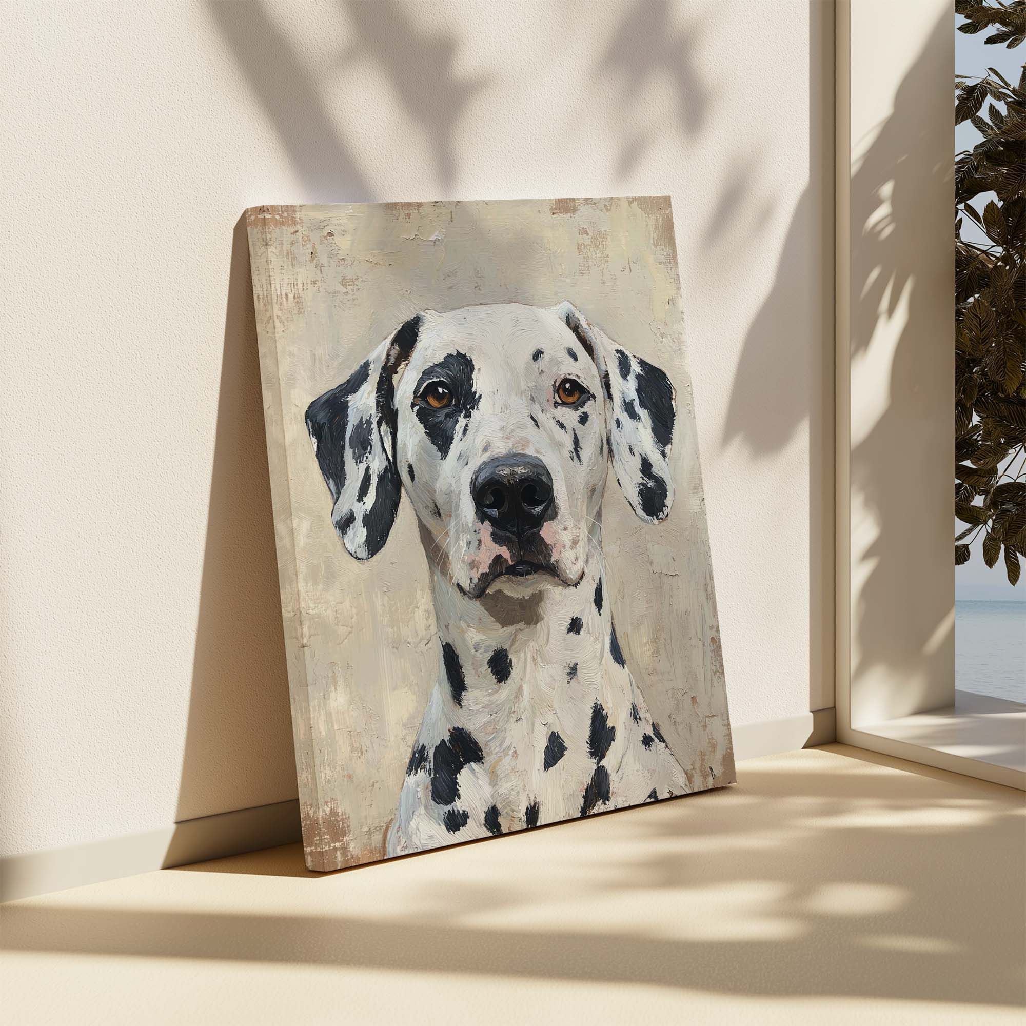 Noble Dalmatian Canvas Print