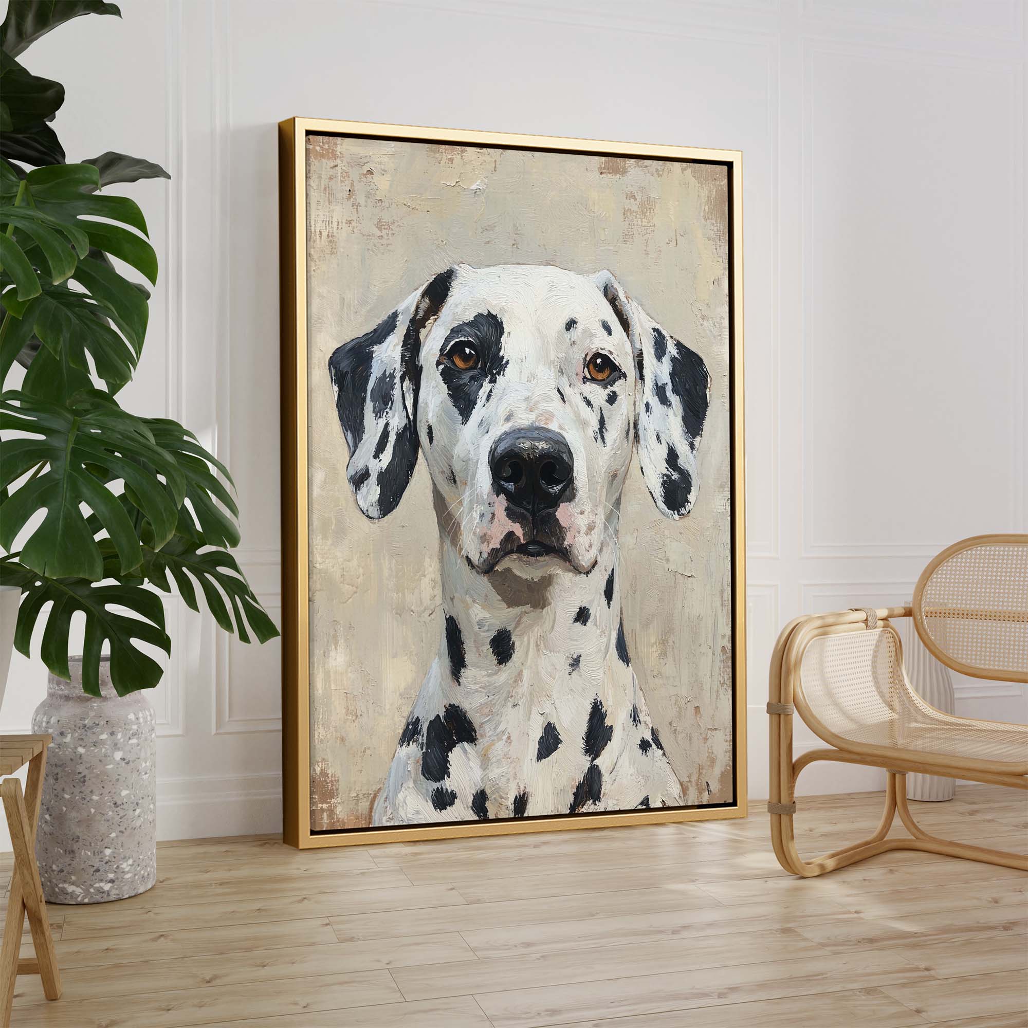 Noble Dalmatian Canvas Print