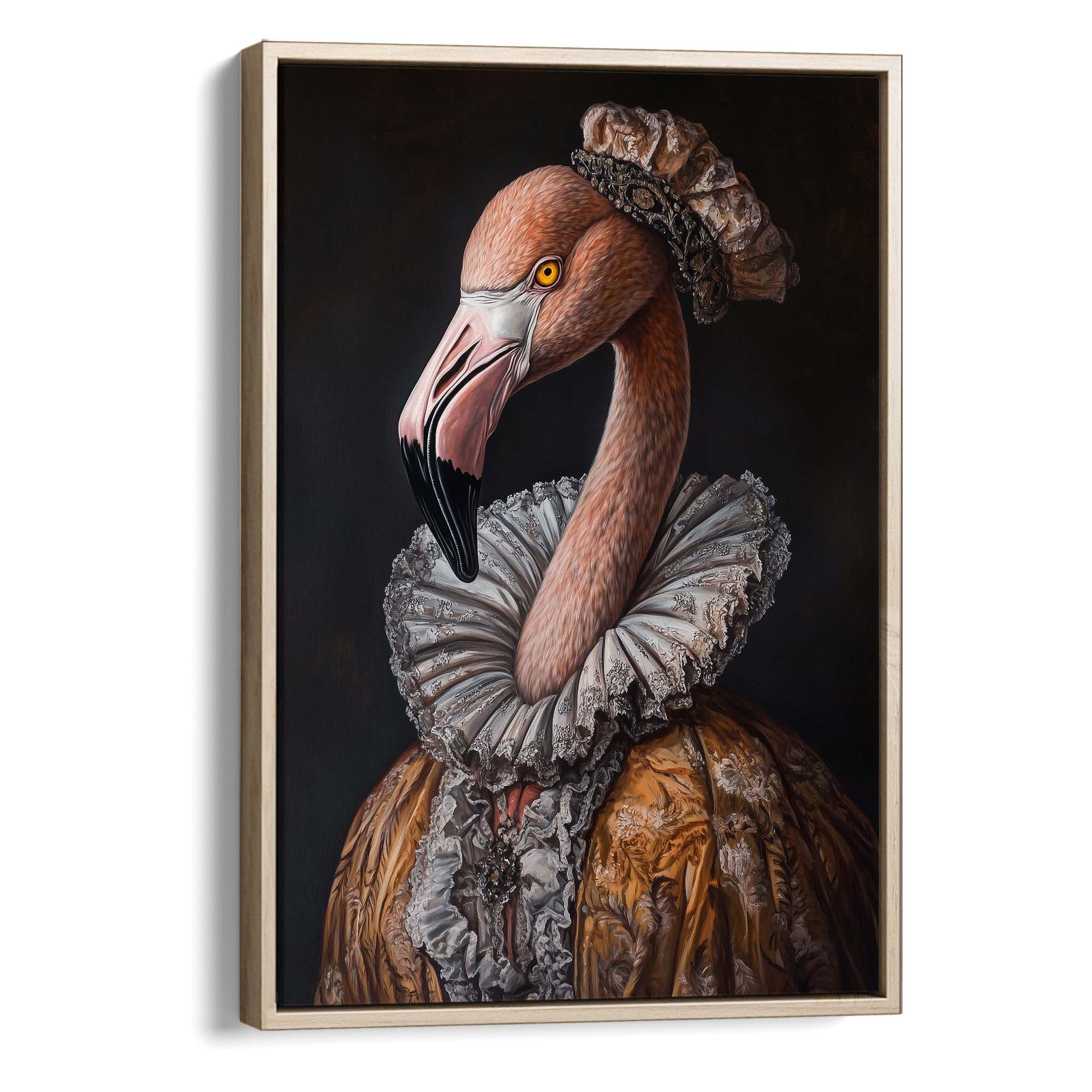 Baroque Flamingo No2 Canvas Print Canvas Art Wildfrog Art