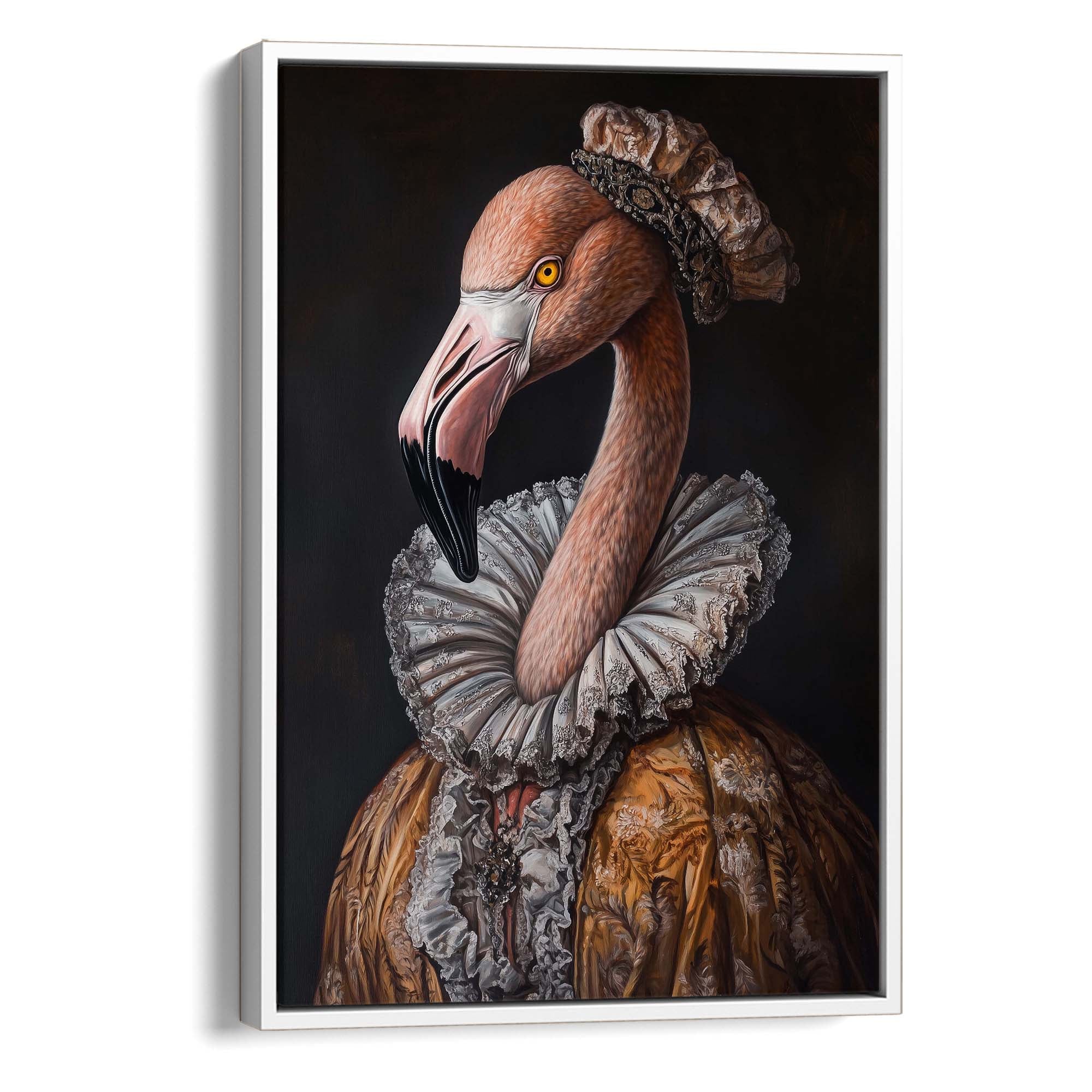Baroque Flamingo No2 Canvas Print Canvas Art Wildfrog Art
