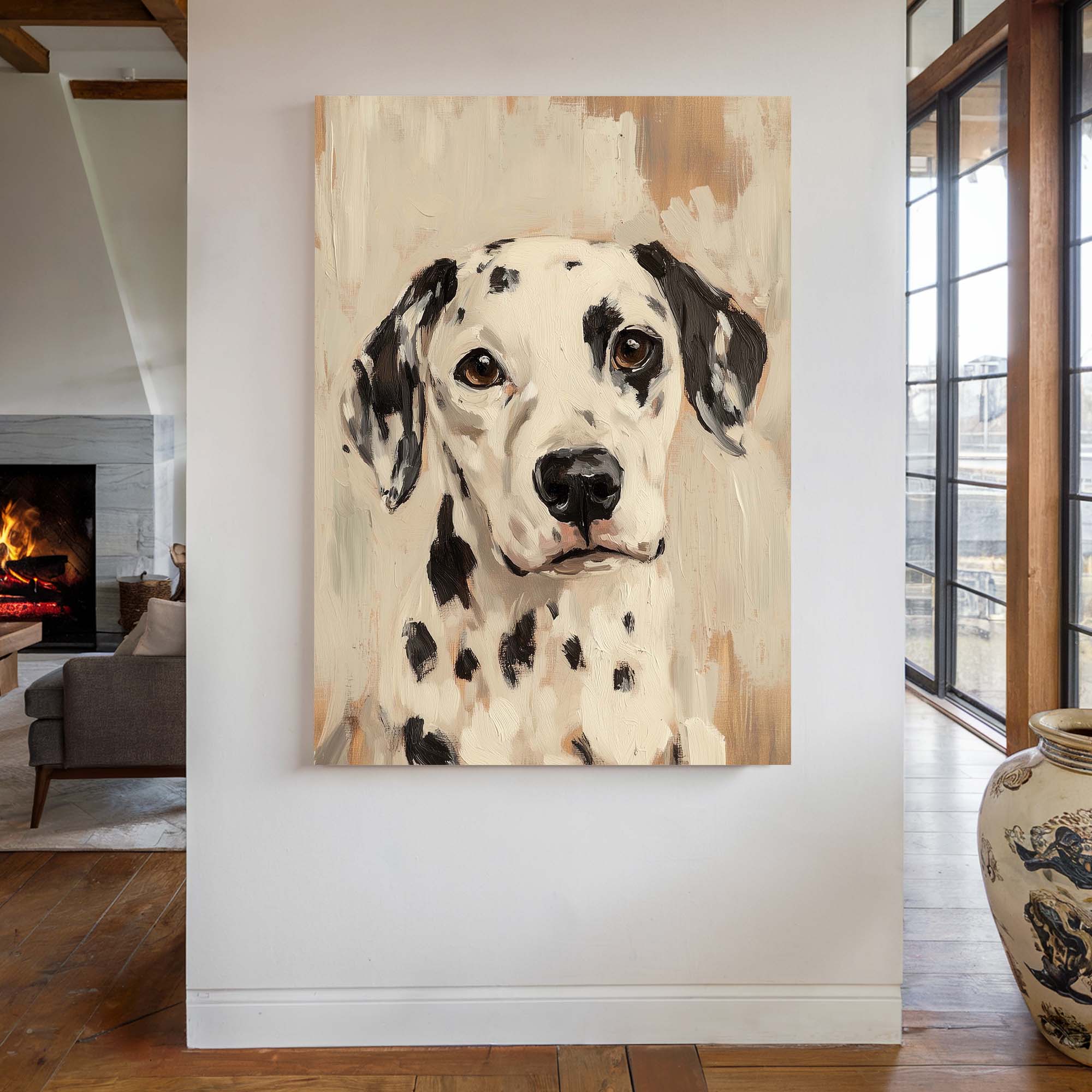 Dalmatian Pup Canvas Print