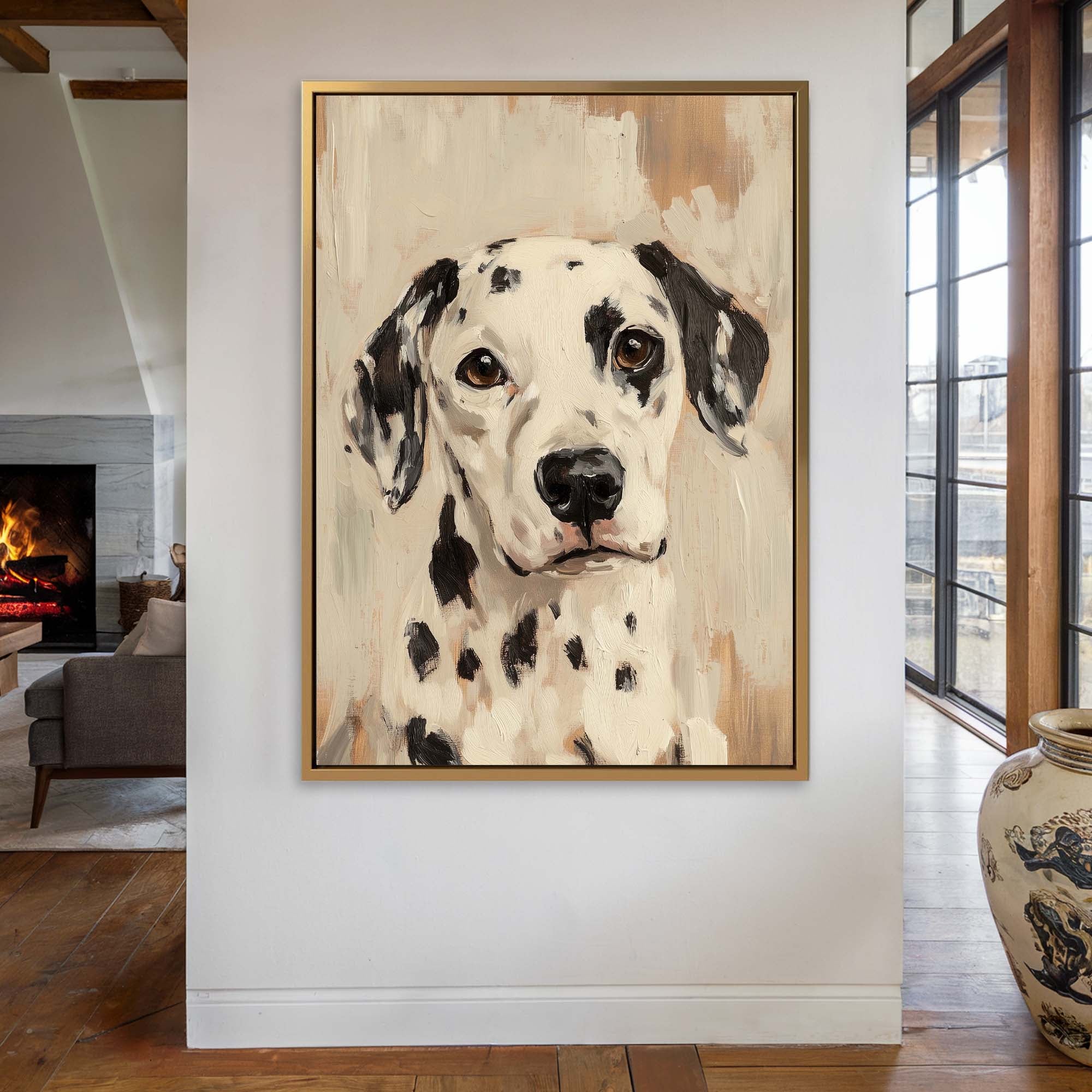 Dalmatian Pup Canvas Print