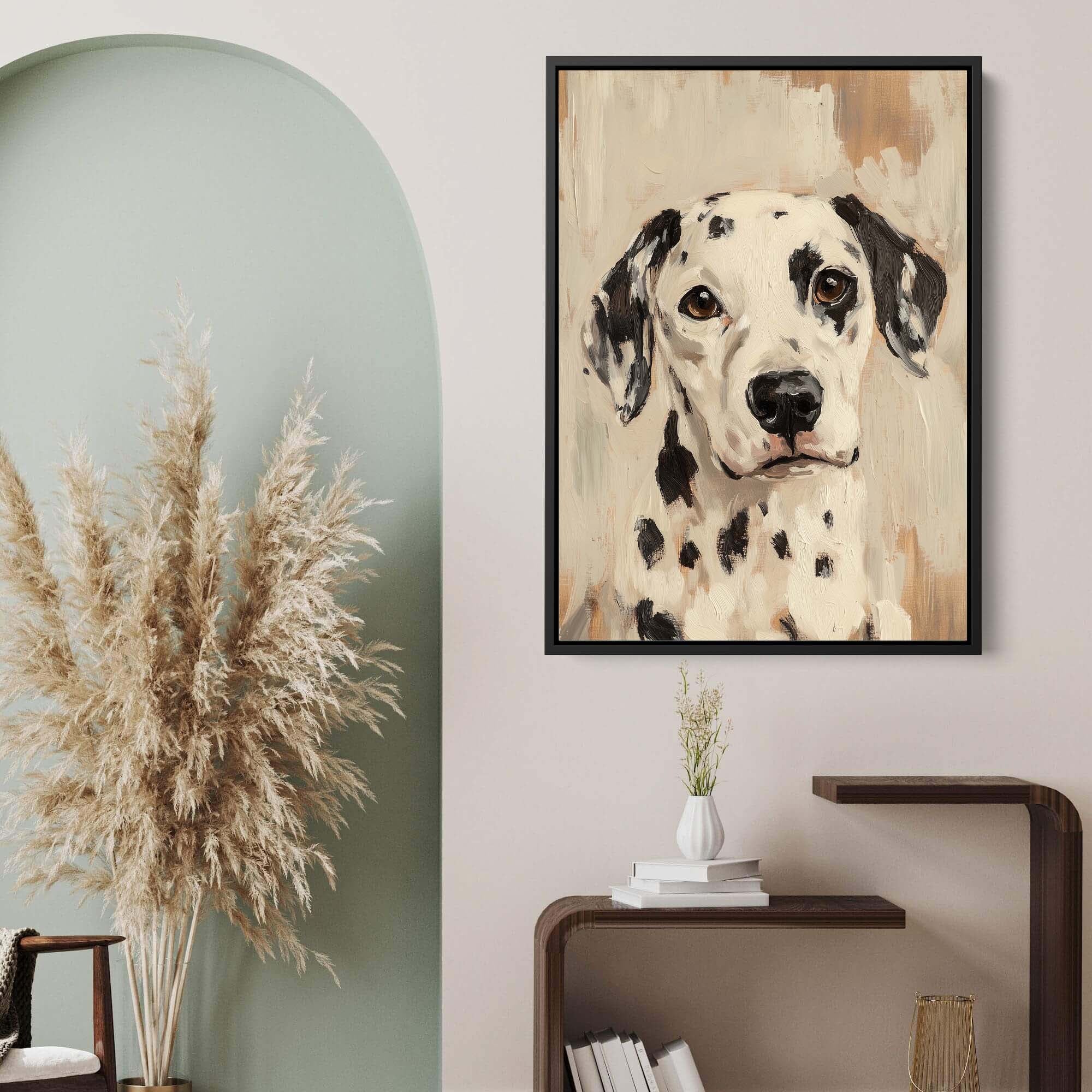 Dalmatian Pup Canvas Print