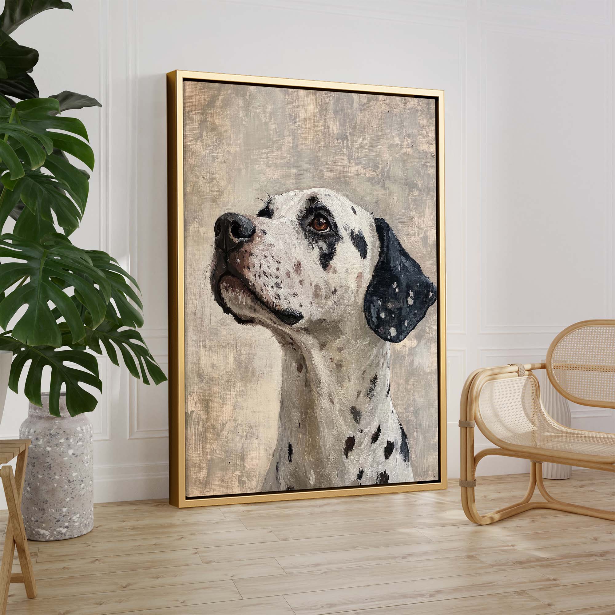 Proud Dalmatian Canvas Print