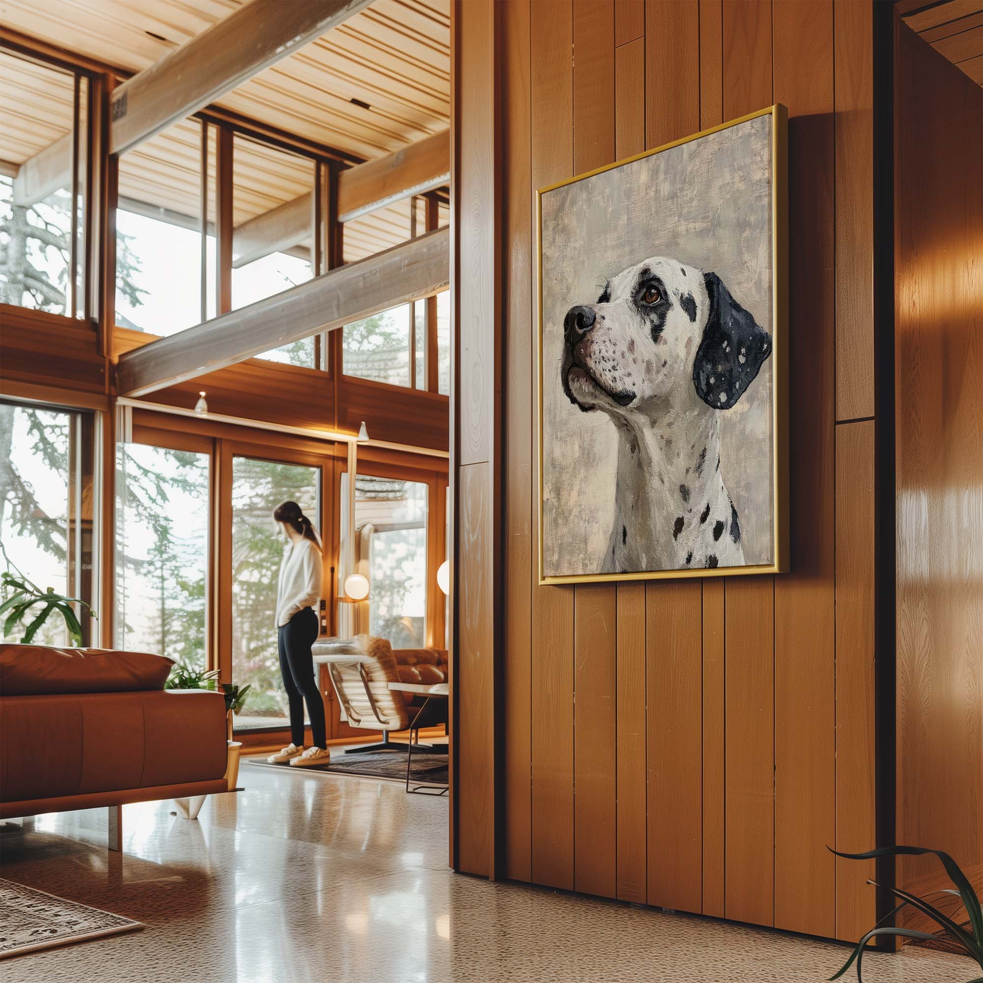 Proud Dalmatian Canvas Print