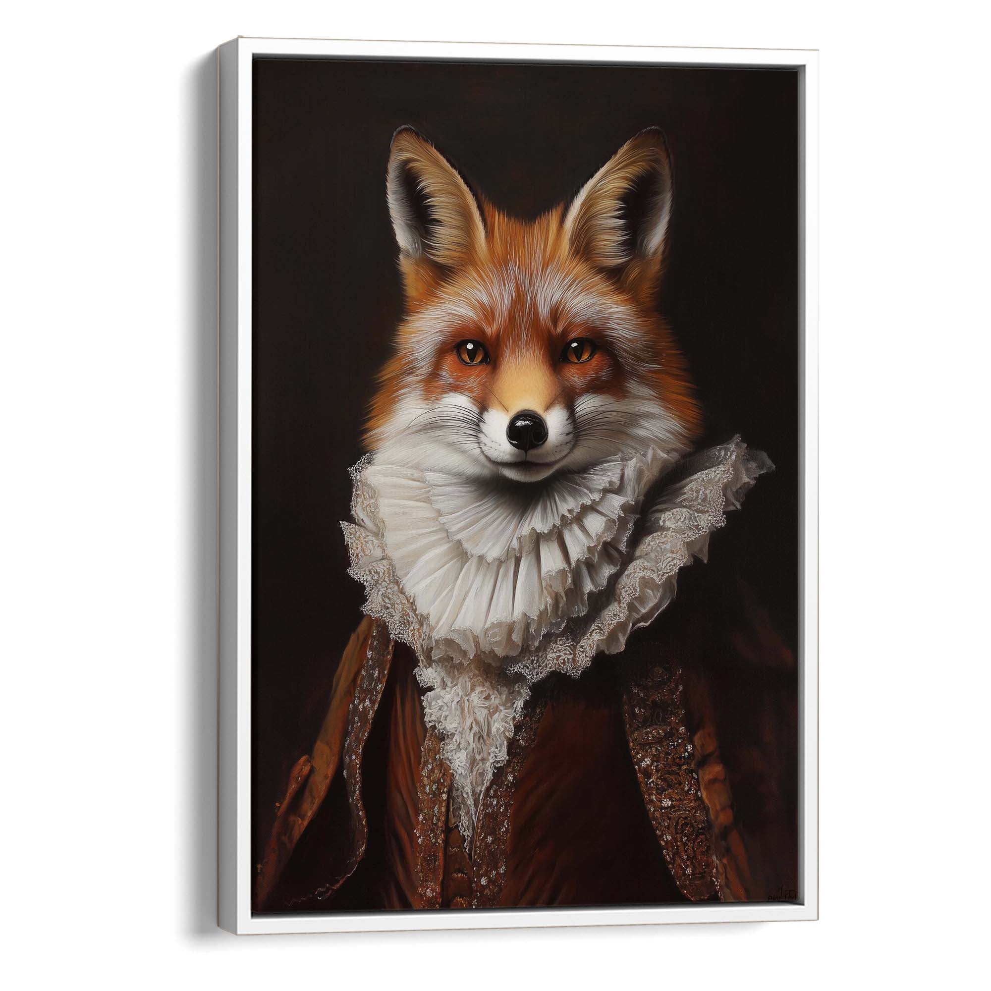 Baroque Fox No1 Canvas Print Canvas Art Wildfrog Art