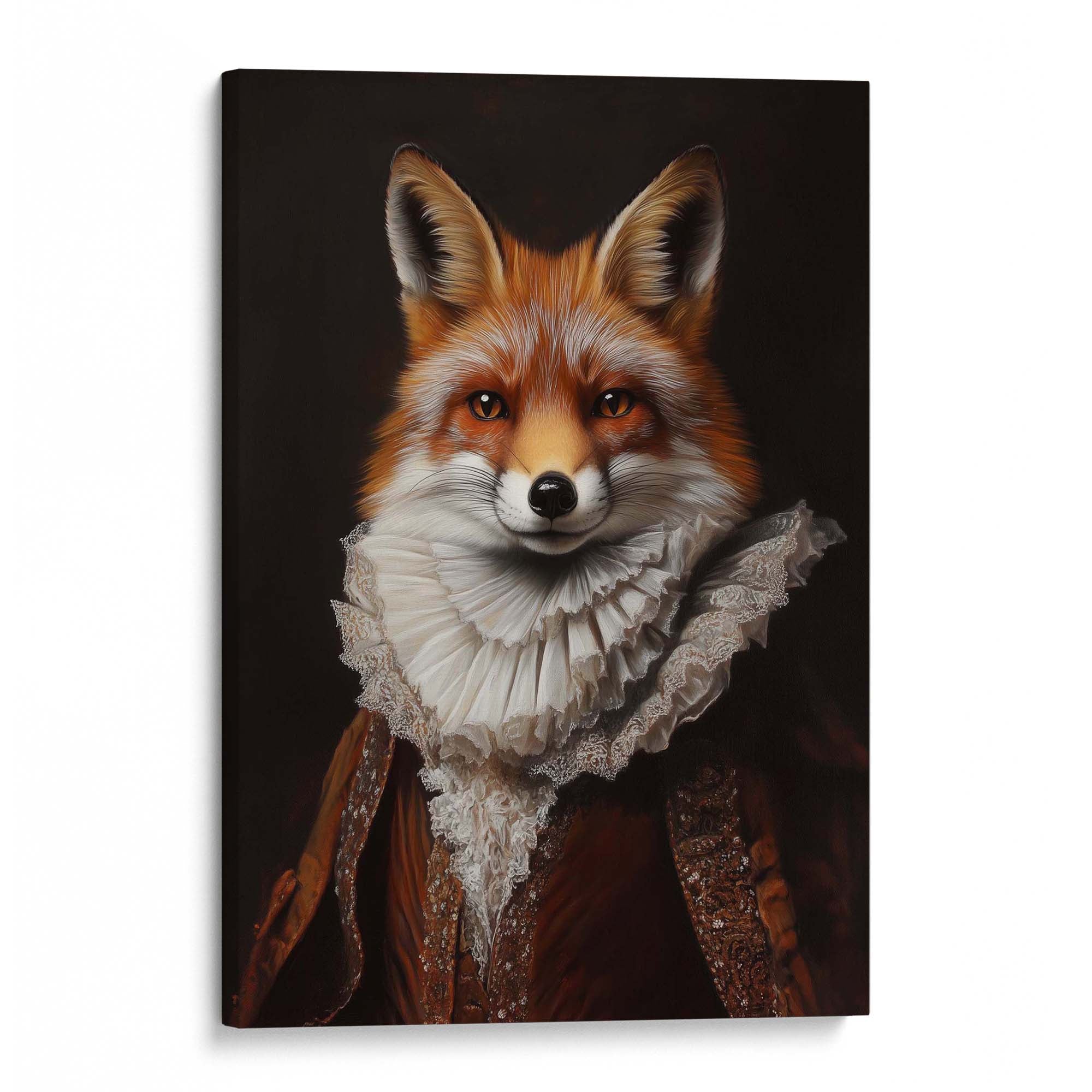 Baroque Fox No1 Canvas Print Canvas Art Wildfrog Art