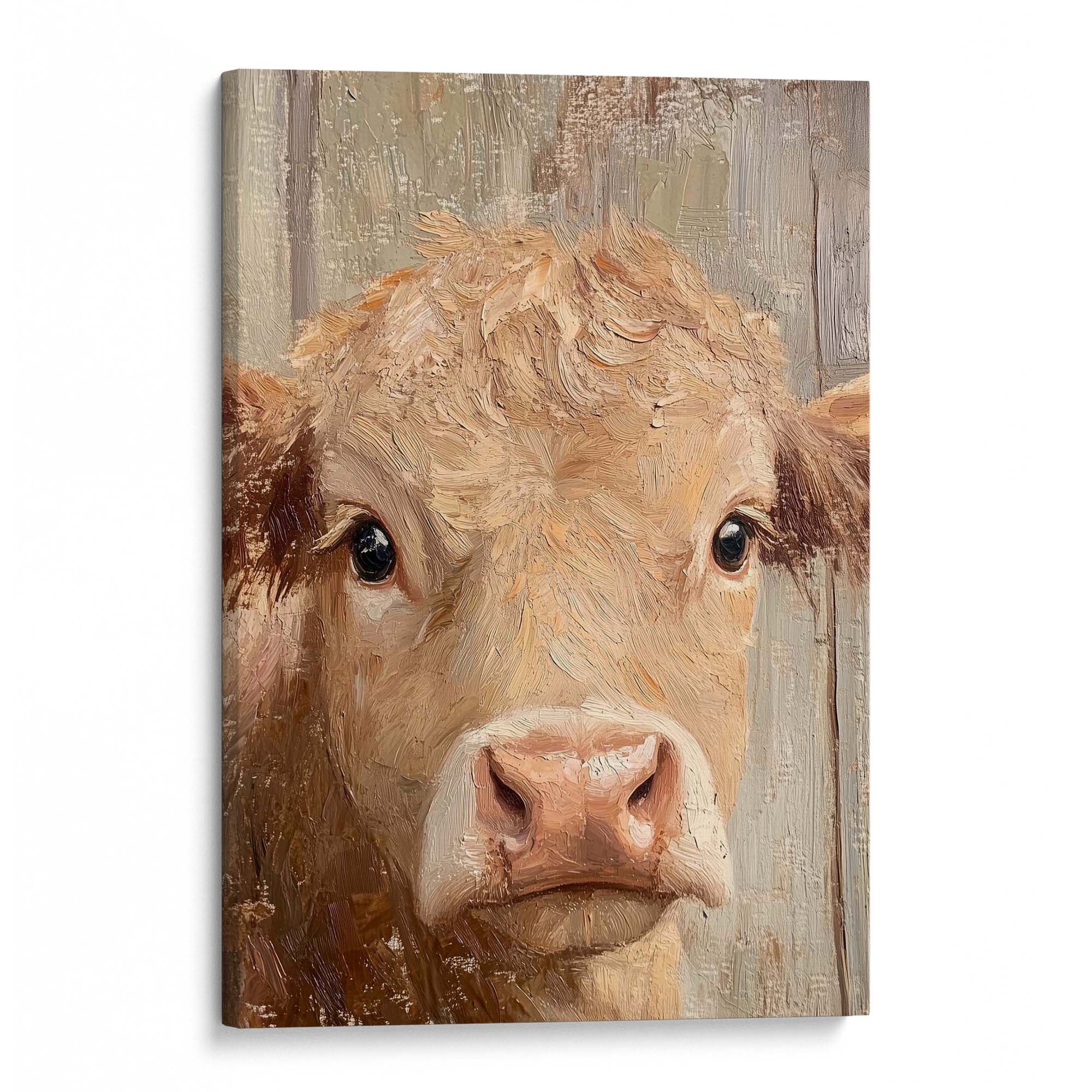 Homestead Calf Canvas Print