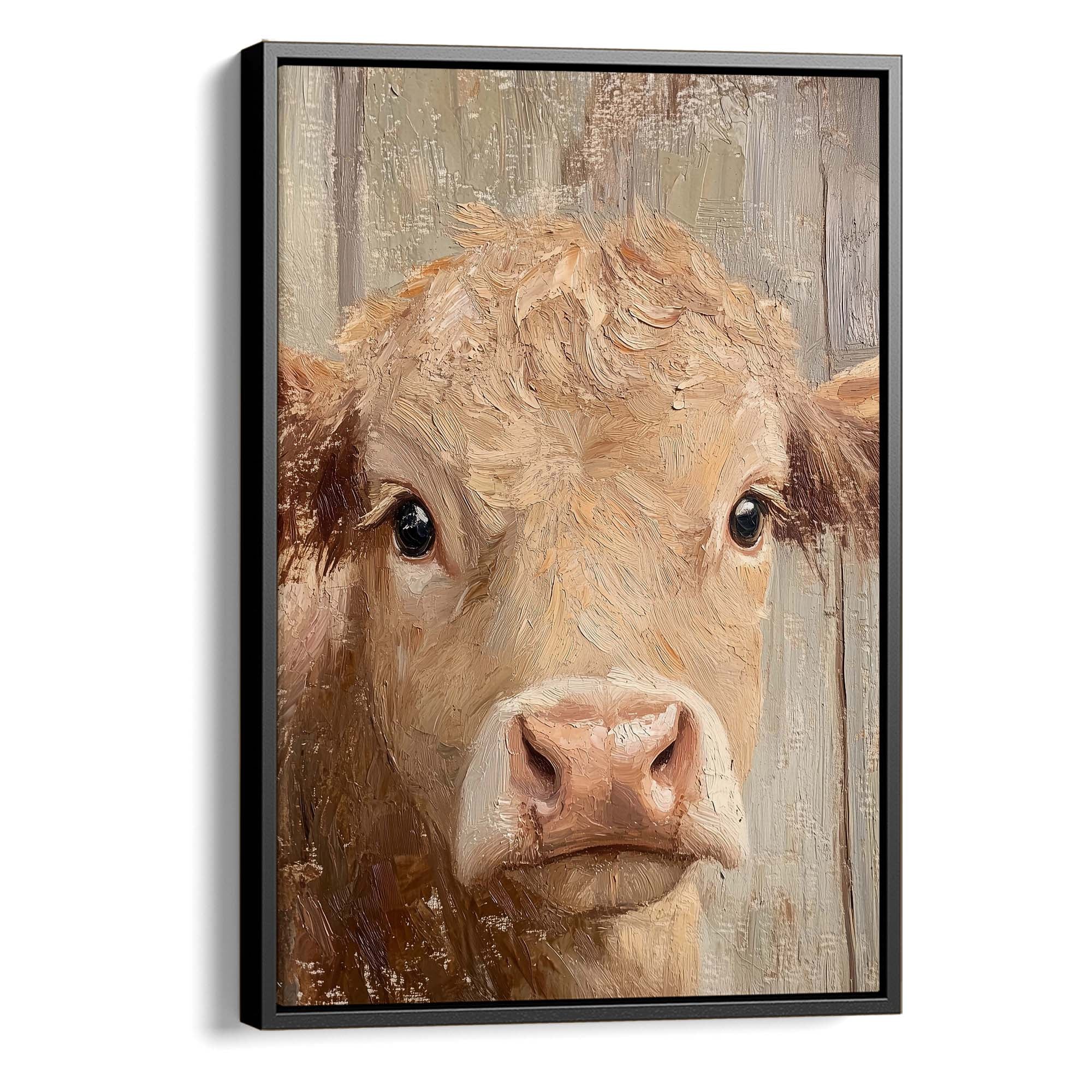 Homestead Calf Canvas Print