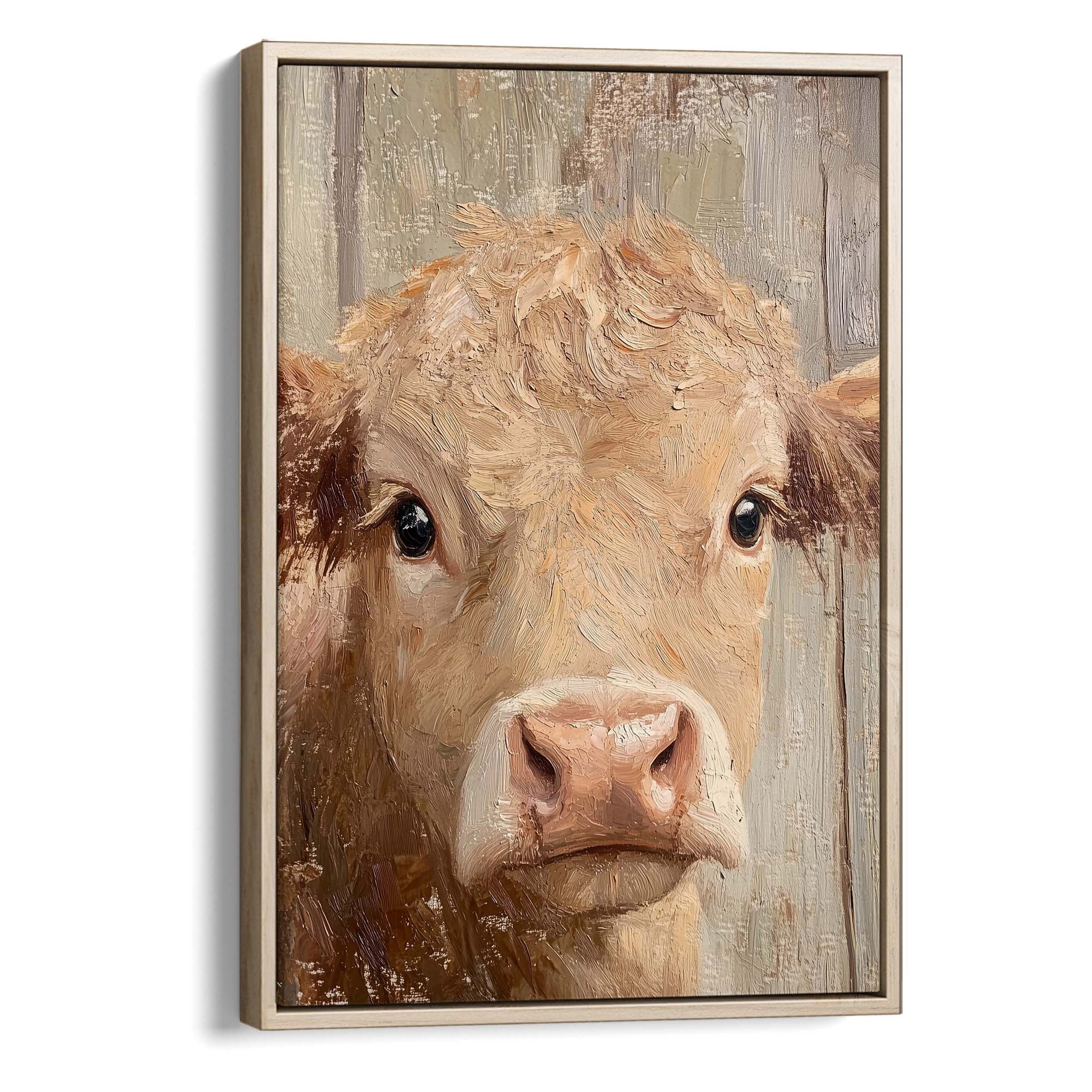 Homestead Calf Canvas Print