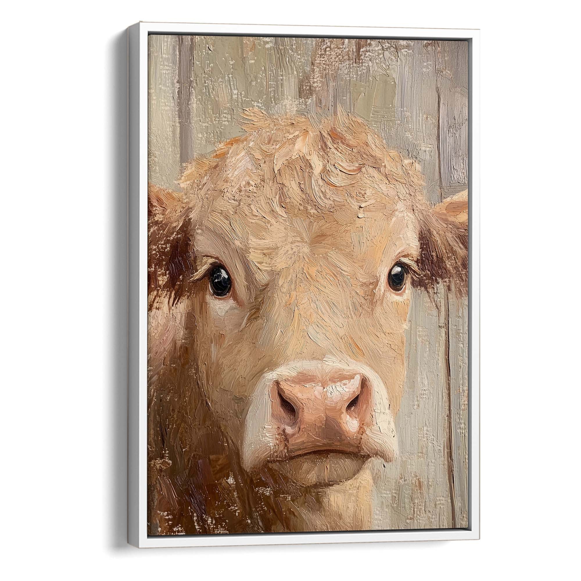 Homestead Calf Canvas Print