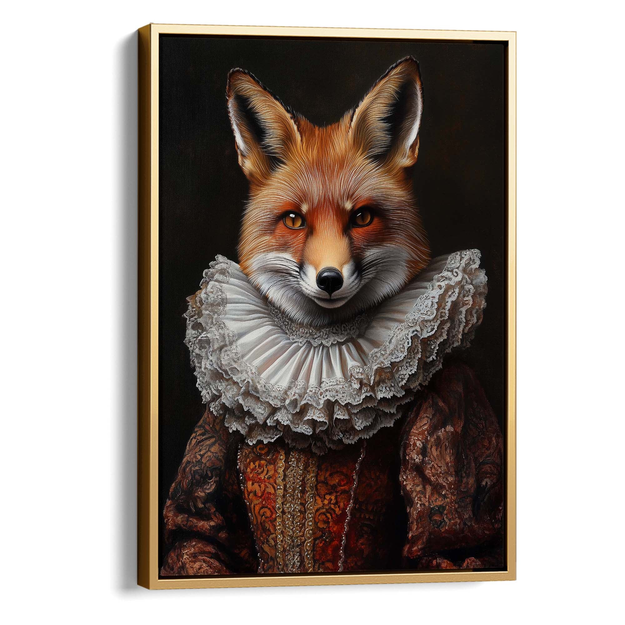 Baroque Fox No2 Canvas Print Canvas Art Wildfrog Art