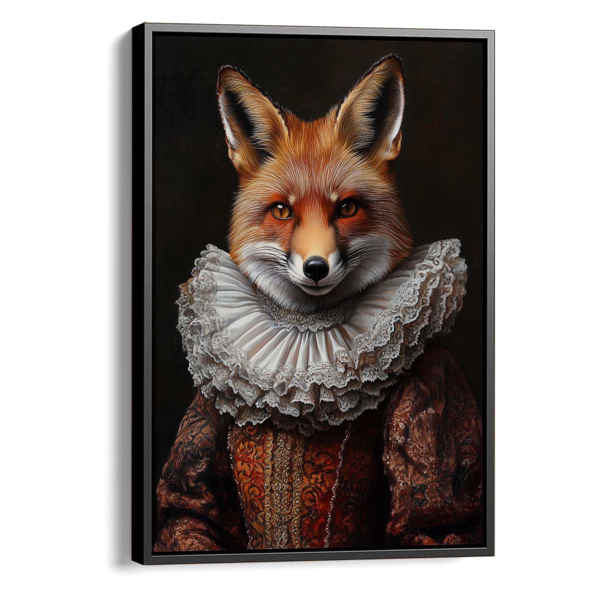 Baroque Fox No2 Canvas Print Canvas Art Wildfrog Art