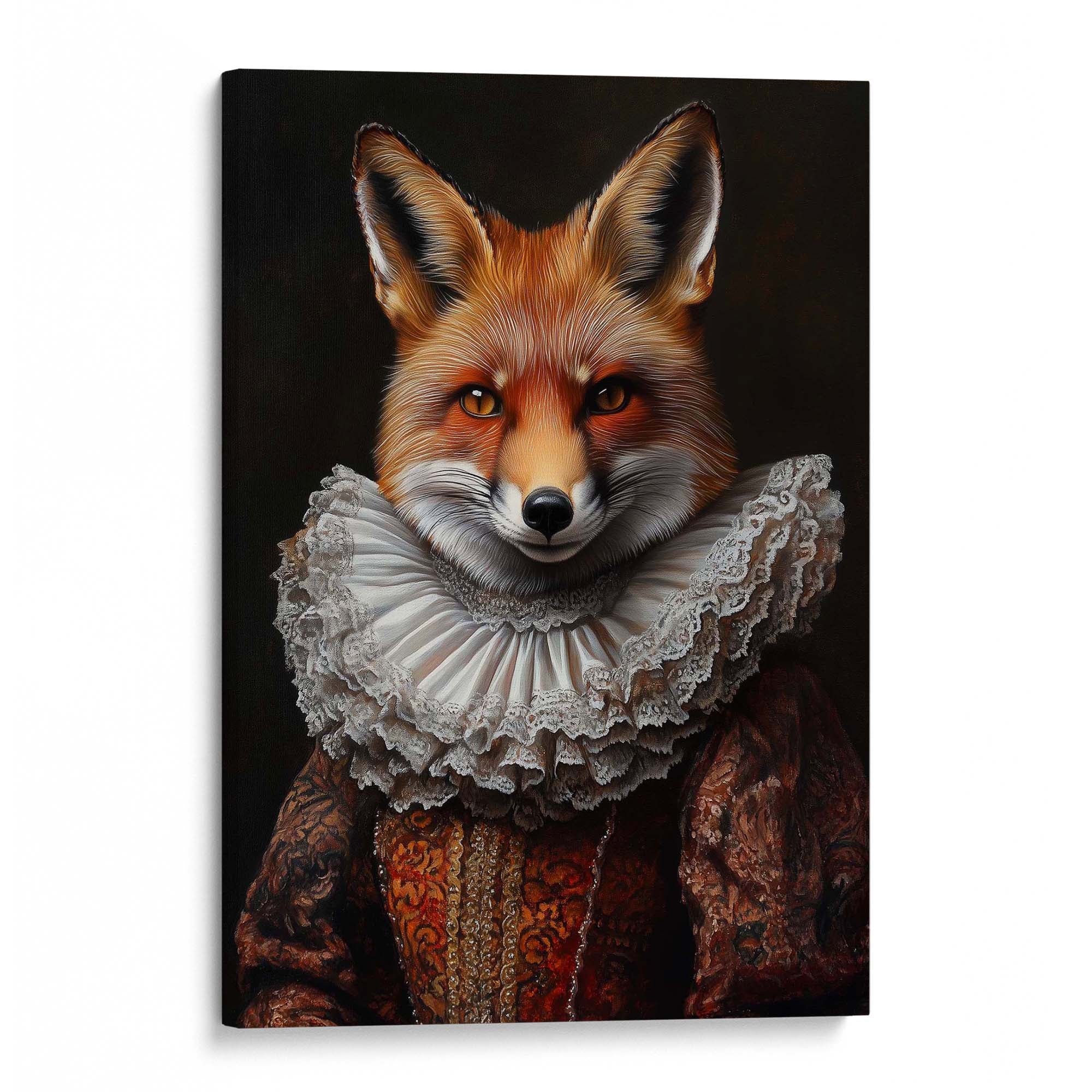 Baroque Fox No2 Canvas Print Canvas Art Wildfrog Art