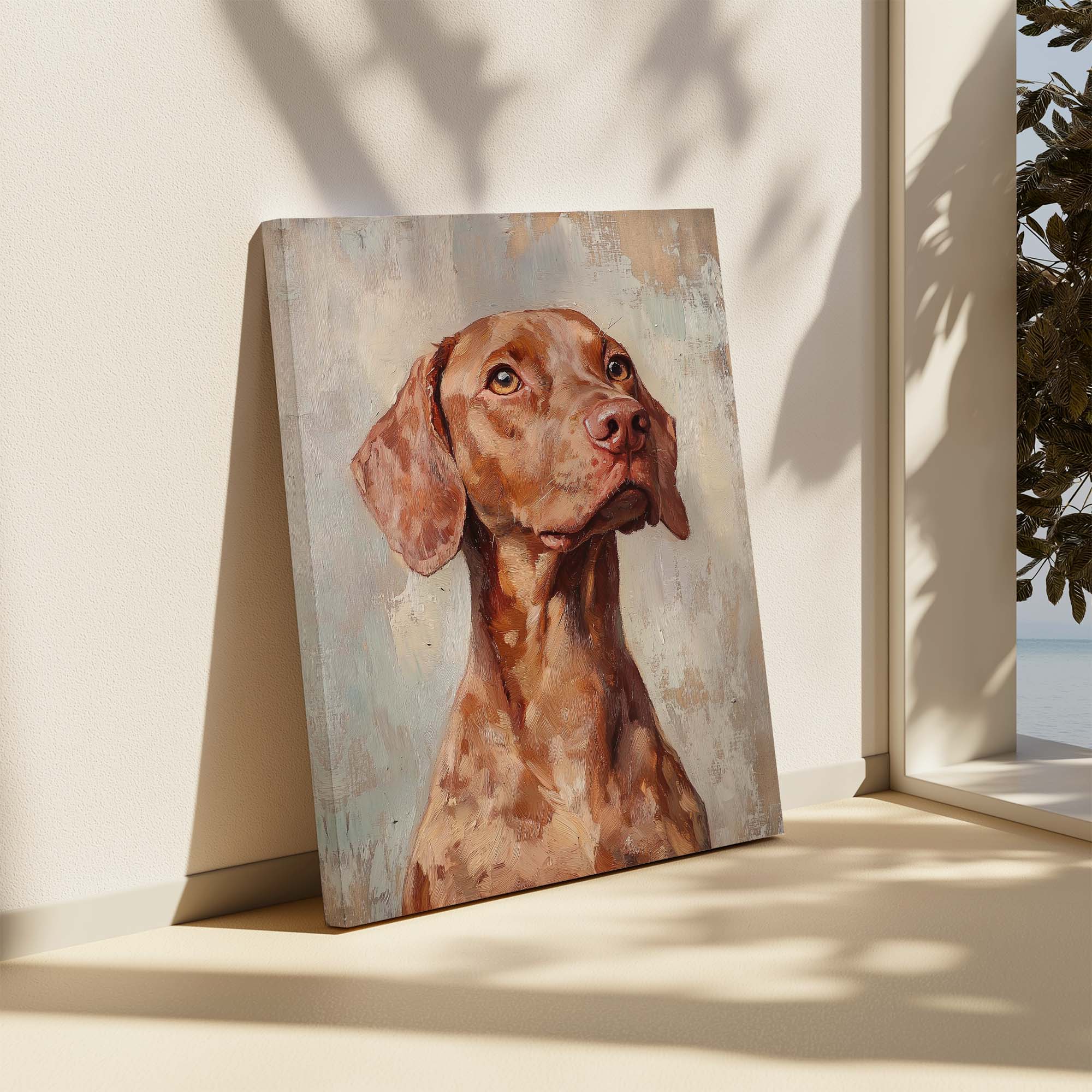 Farmhouse Dog No1 Canvas Print