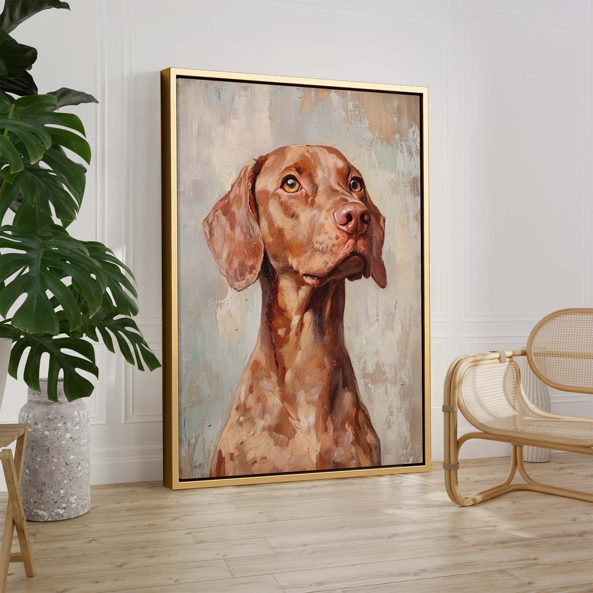 Farmhouse Dog No1 Canvas Print