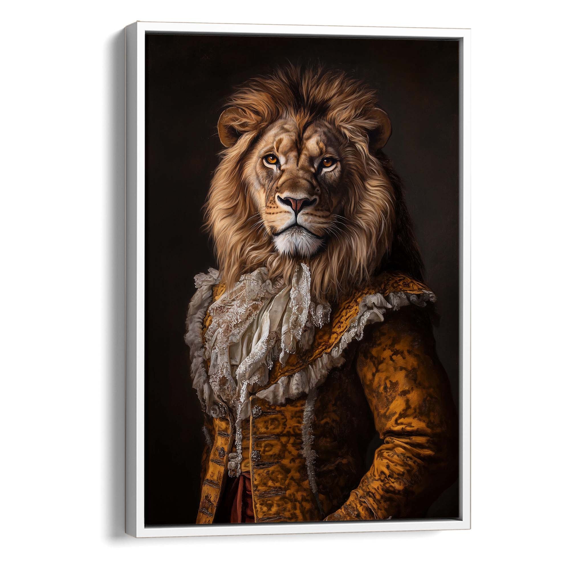 Baroque Lion Canvas Print Canvas Art Wildfrog Art