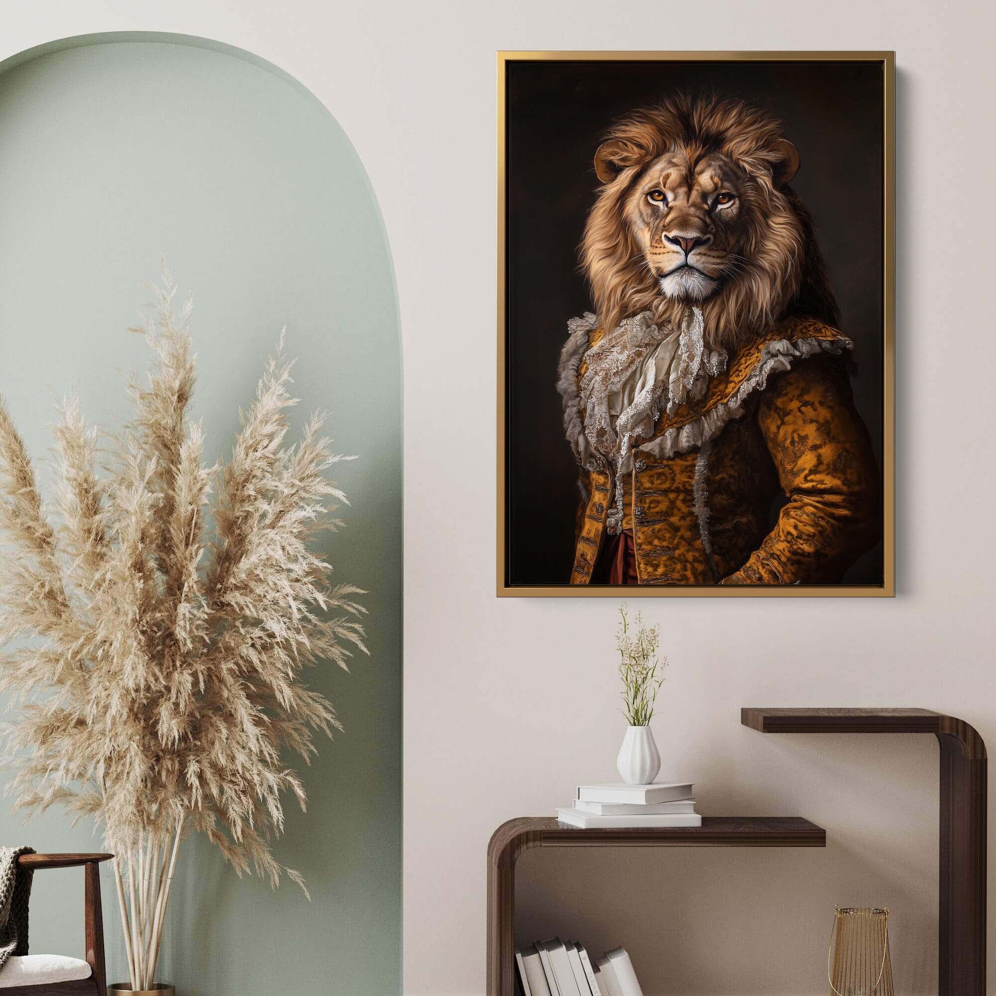 Baroque Lion Canvas Print Canvas Art Wildfrog Art