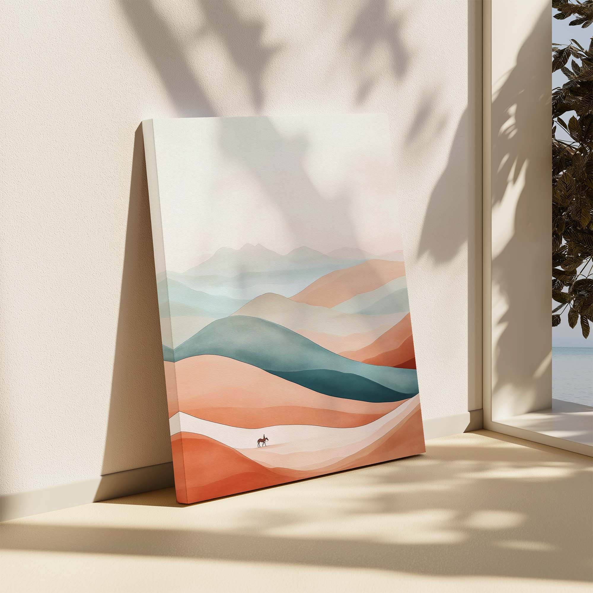 Abstract Desert Nomad Canvas Print